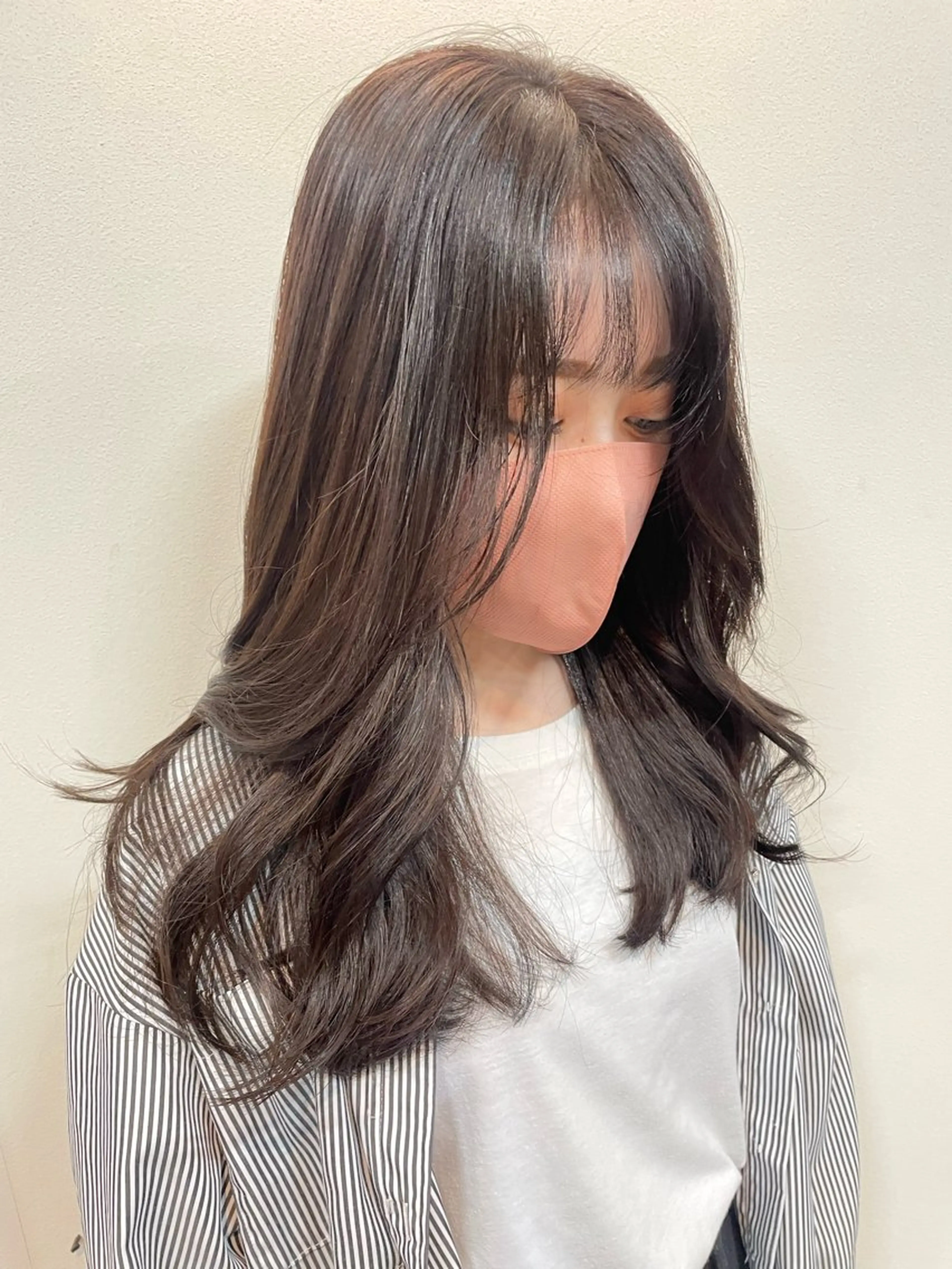 セミロング カラー ブラウンカラー 透明感カラー トリートメント メンズパーマ✨️村越 雄斗のヘアスタイル