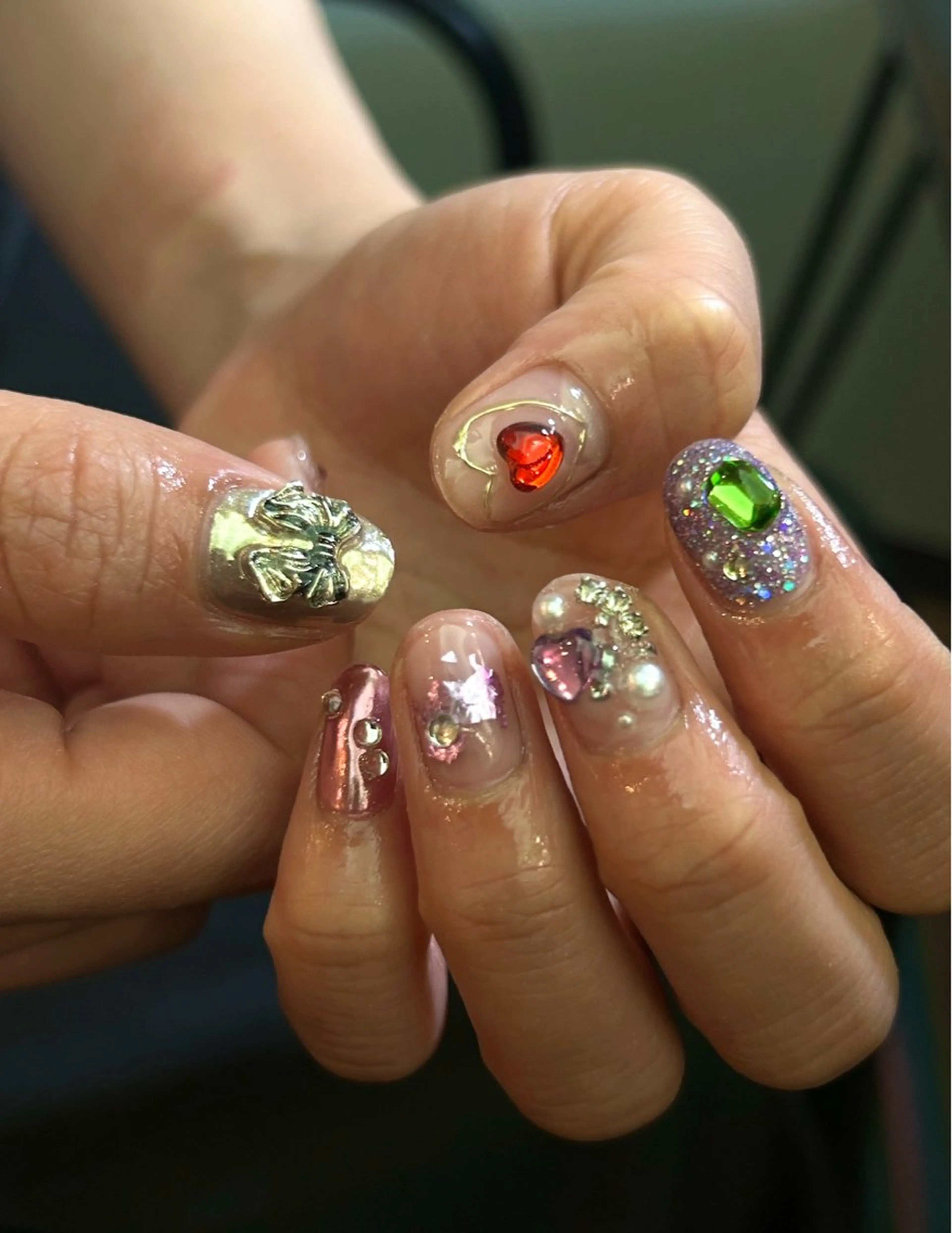 メンズ ネイル フットネイル ジェルネイル ゴールド メンズネイル 持ち込み anil miyuのネイルデザイン