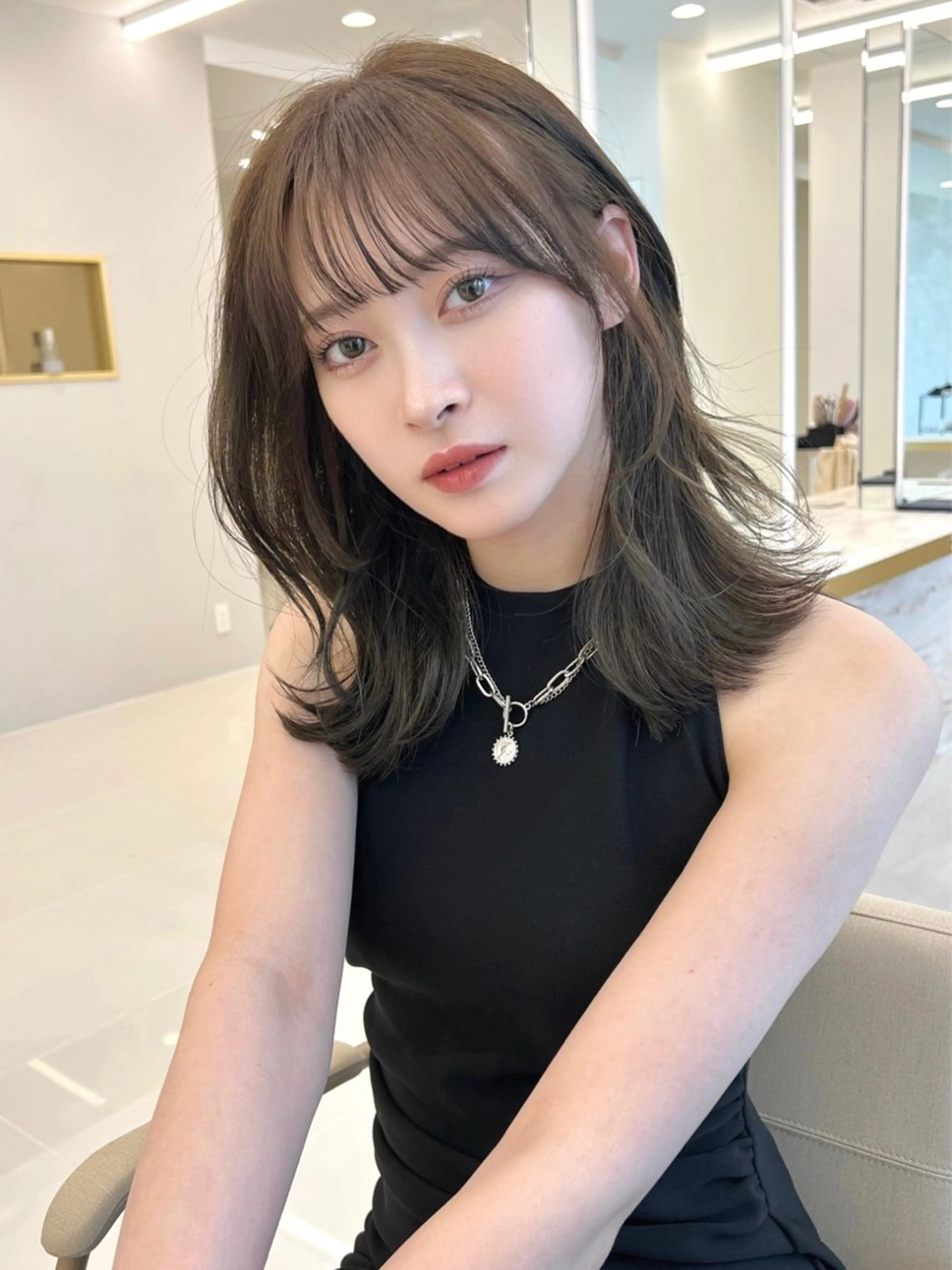 ミディアム MAEUL 【マウル】栄のヘアスタイル