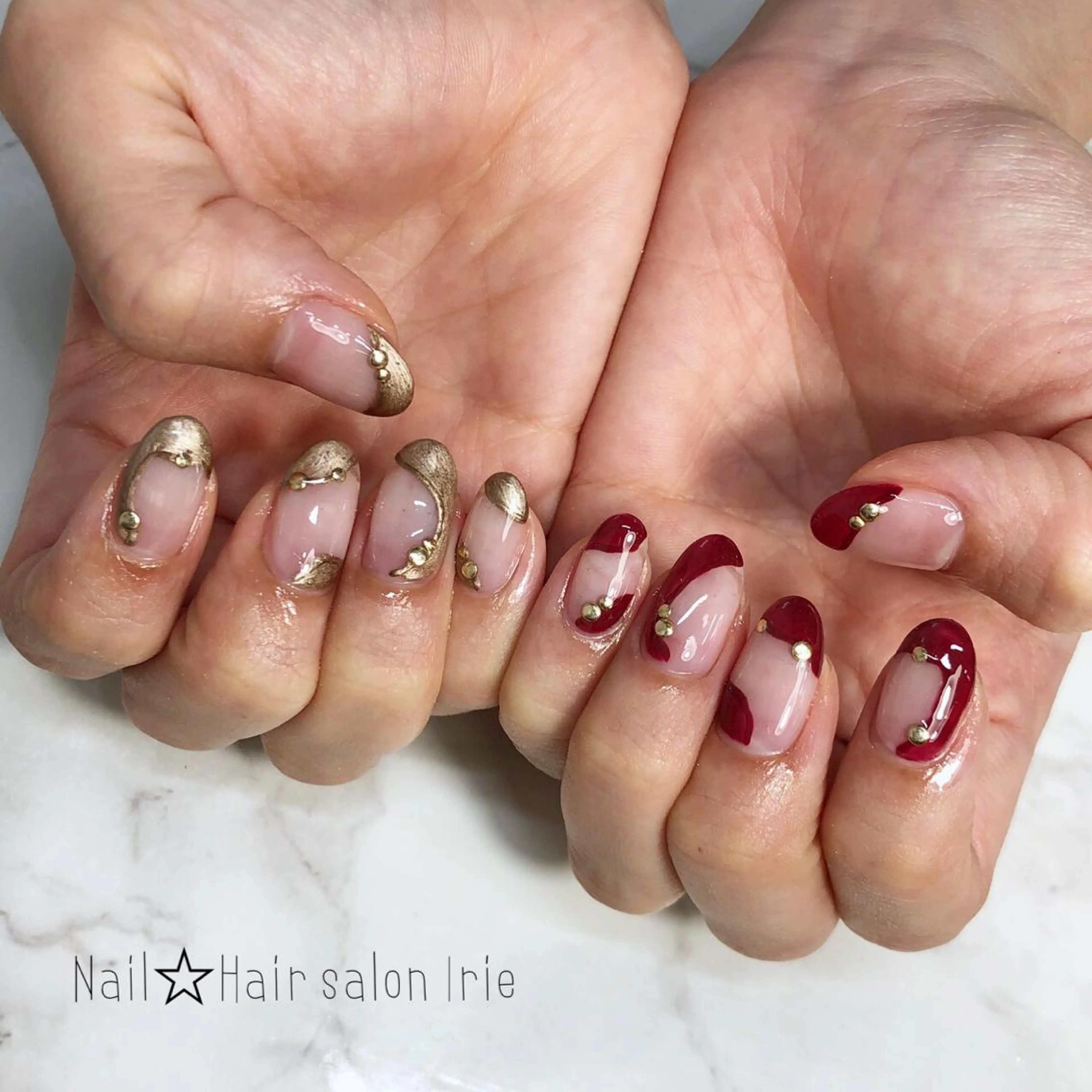 ネイル ハンドネイル 與儀 知佳のネイルデザイン