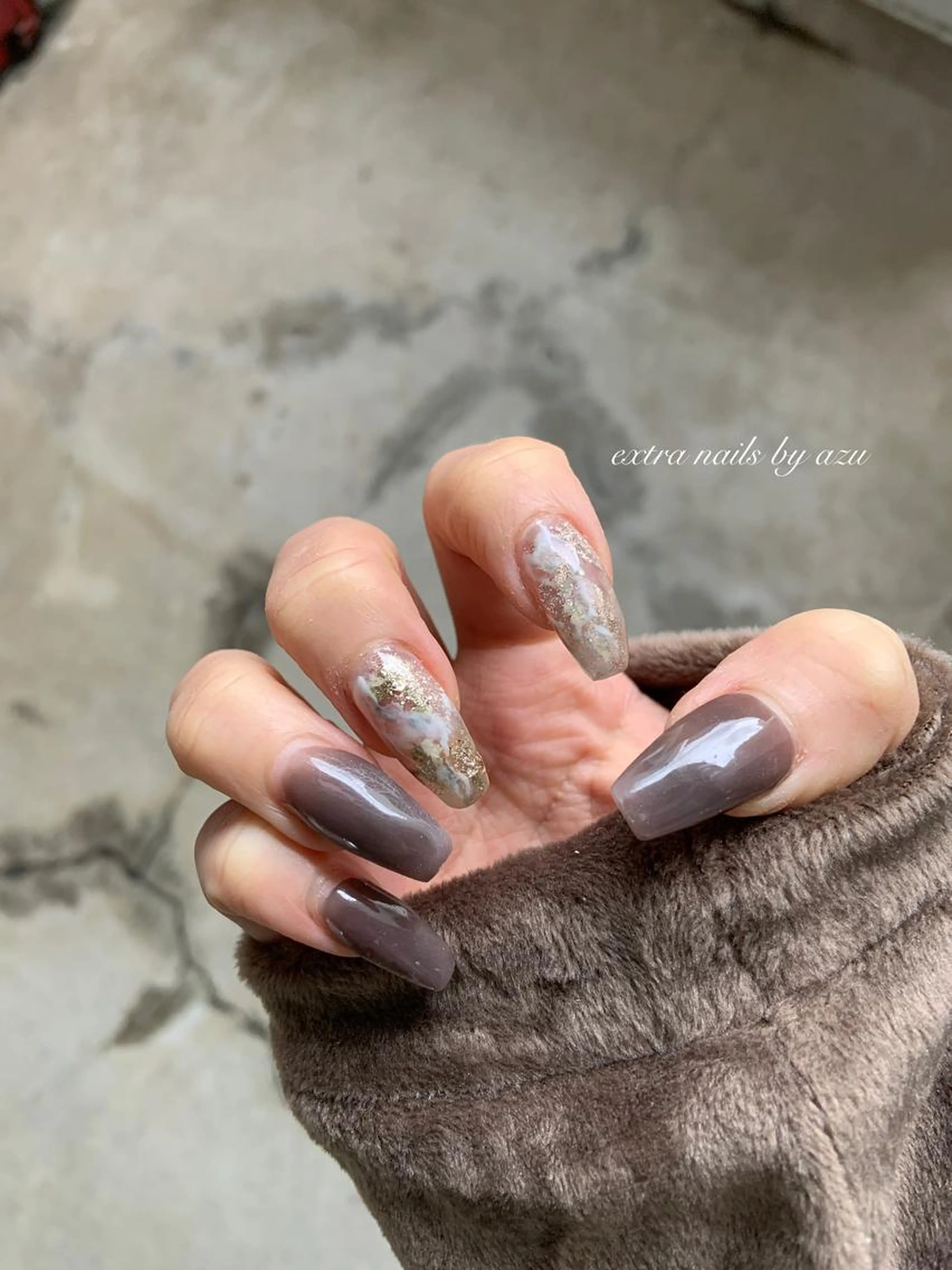 スカルプ　２本アートor４本アートコース　自慢のマシンケア付きの写真