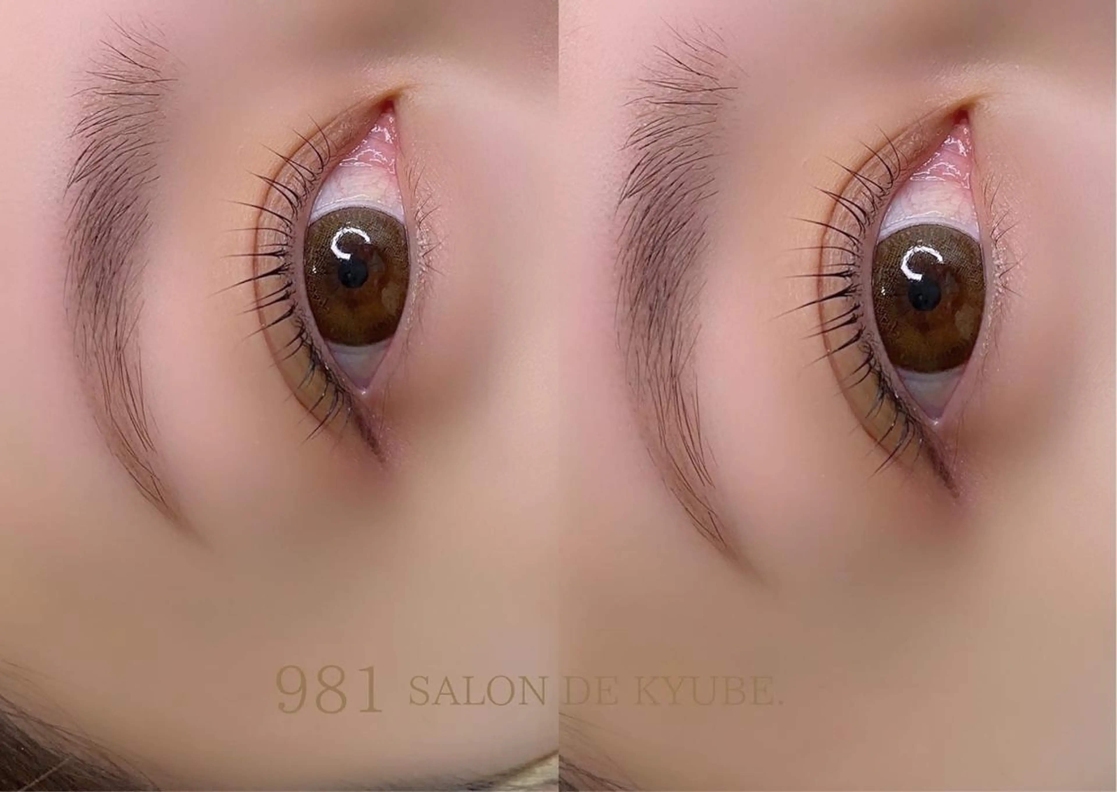 マツエク・マツパ アイブロウ 981 aska｜ マツパ×エクステのマツエク・マツパデザイン