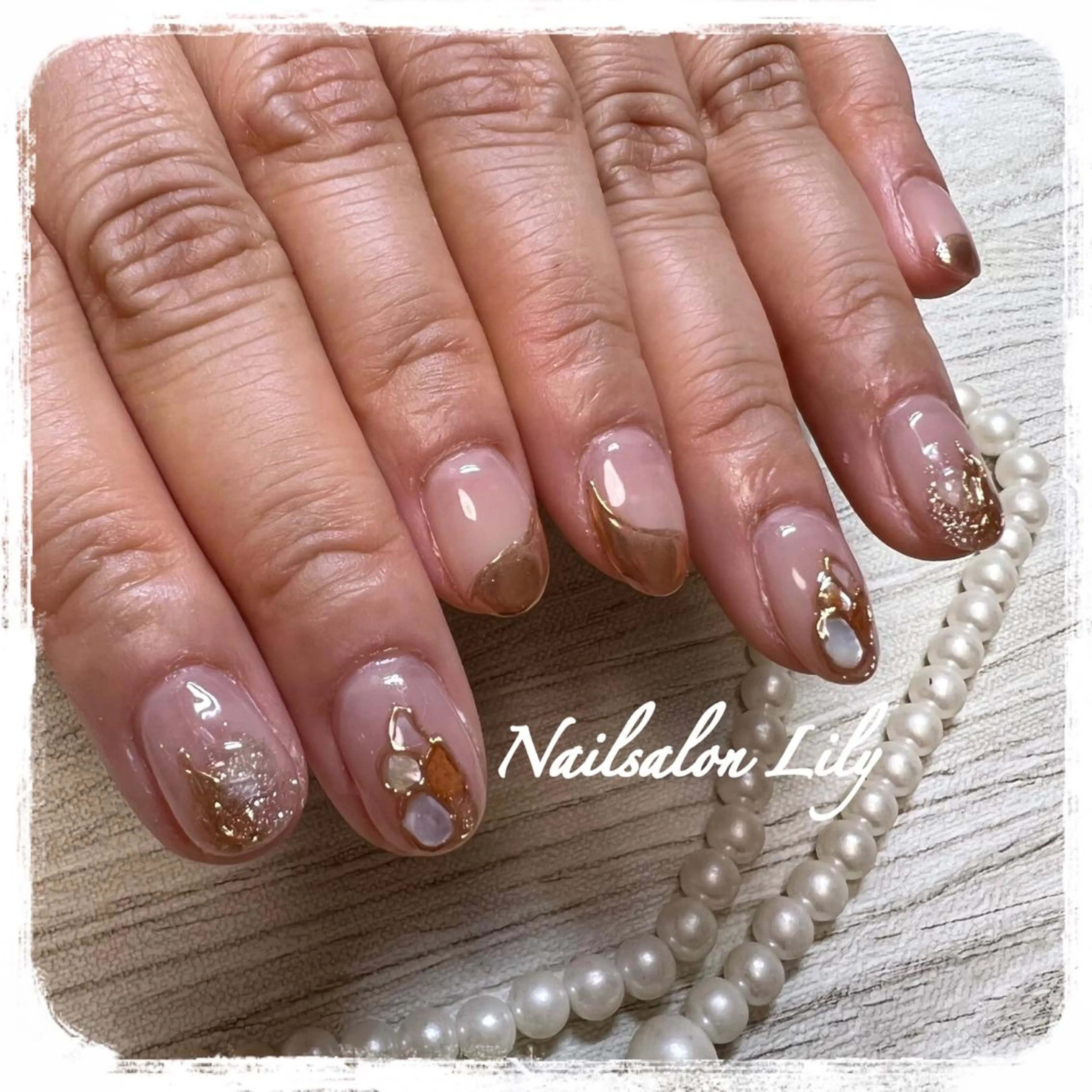 ネイル ハンドネイル Lily*nail 🌻Mii🌻のネイルデザイン