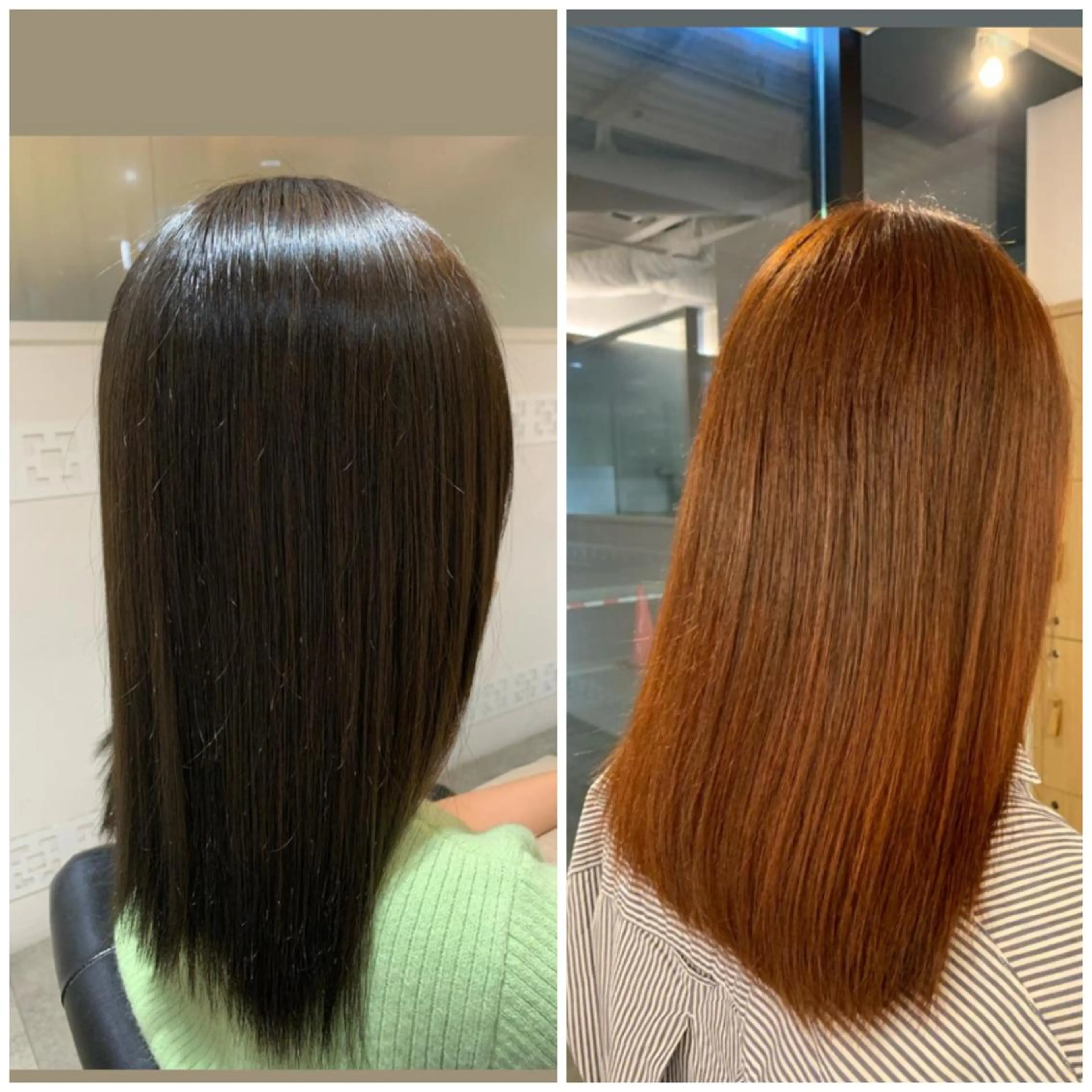 ミディアム カラー ブリーチ ブリーチなしカラー カット ヘアカラー トリートメント れい🫧 ハイトーン特化のヘアスタイル