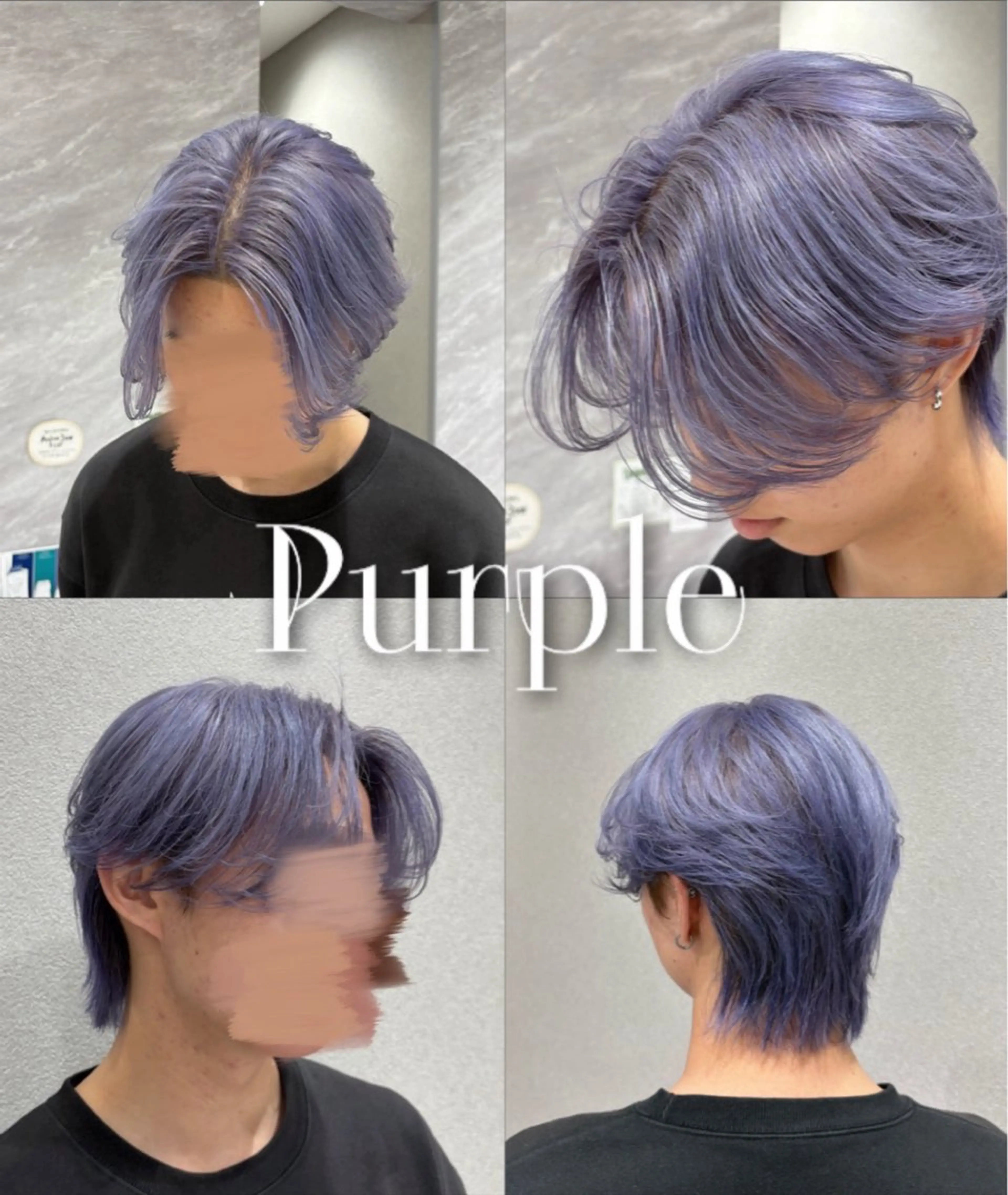 ショート カラー メンズ ヘアカラー レイヤーカット/ ヘアカラー/RENAのヘアスタイル