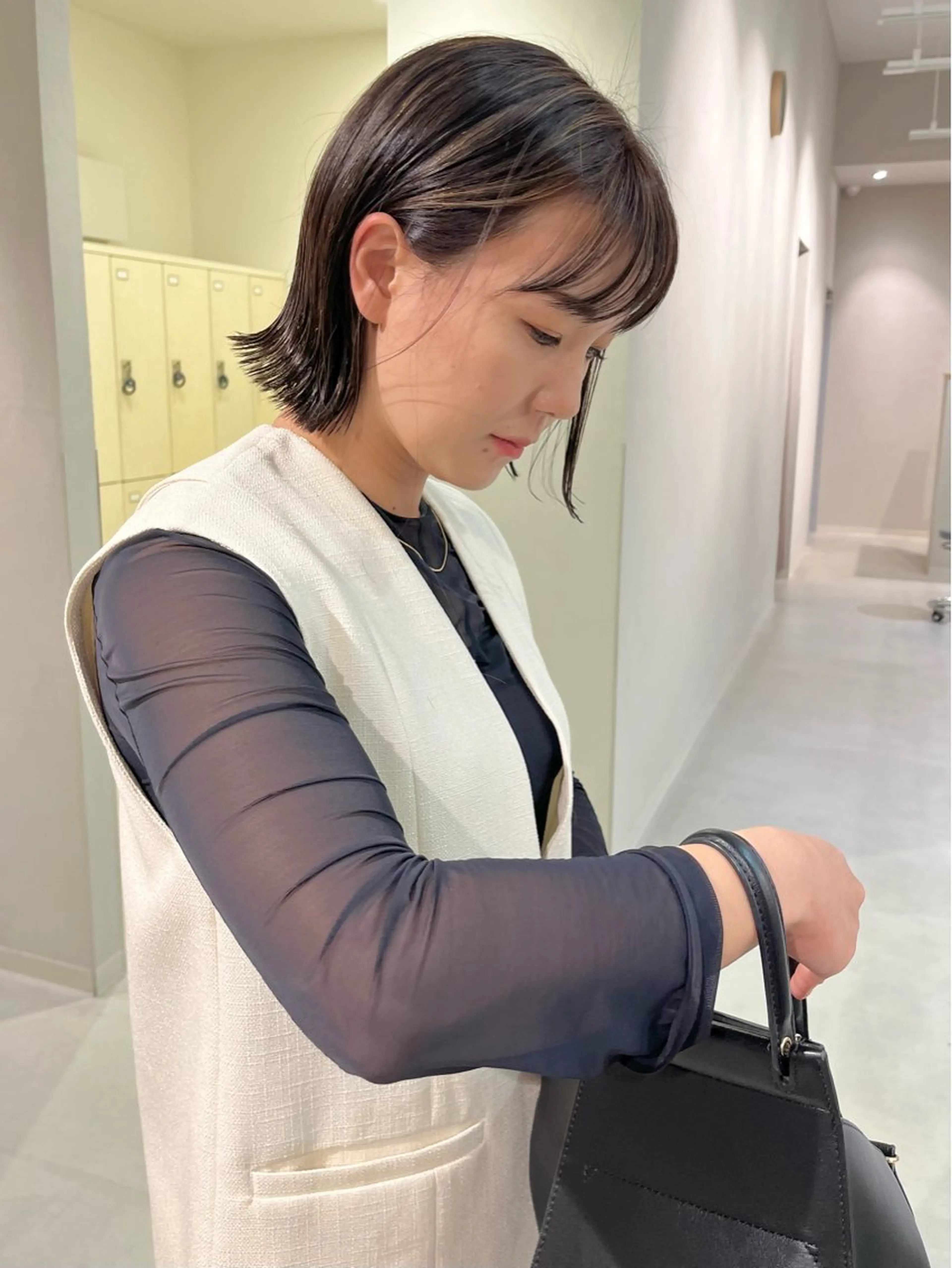 顔周りカットの写真