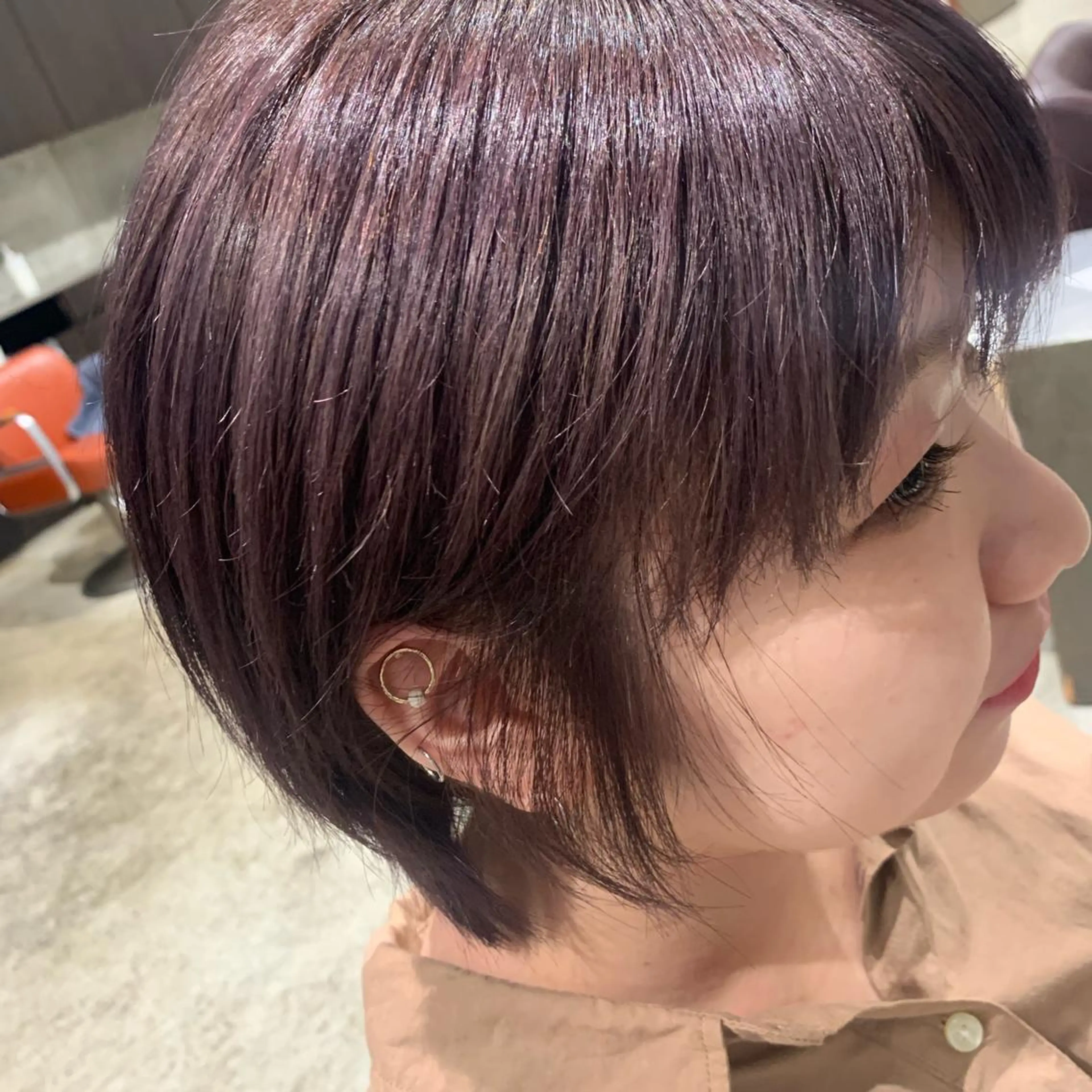 ショート カラー 金田 ありさのヘアスタイル