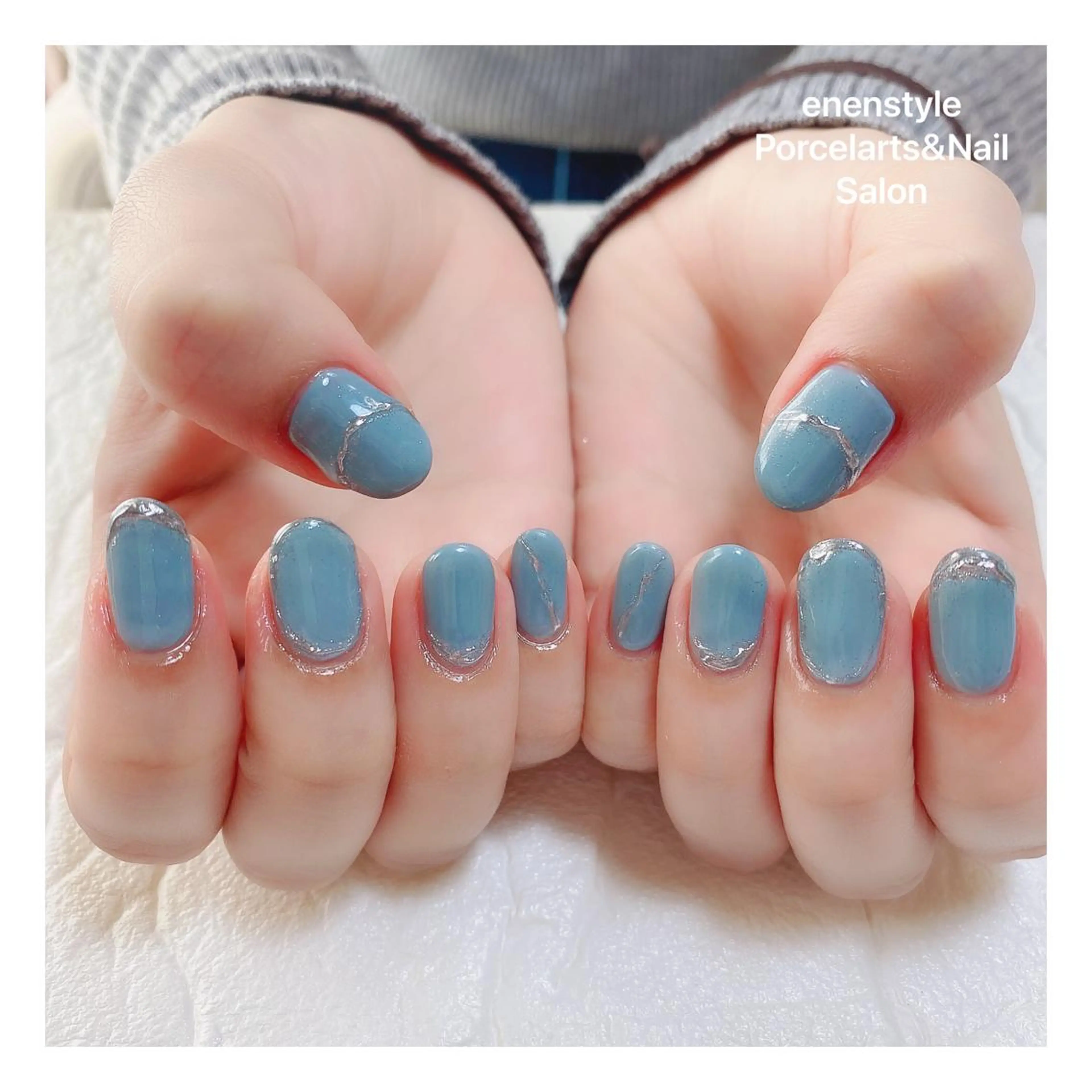 ミディアム ネイル ハンドネイル 👑enen style👑のネイルデザイン
