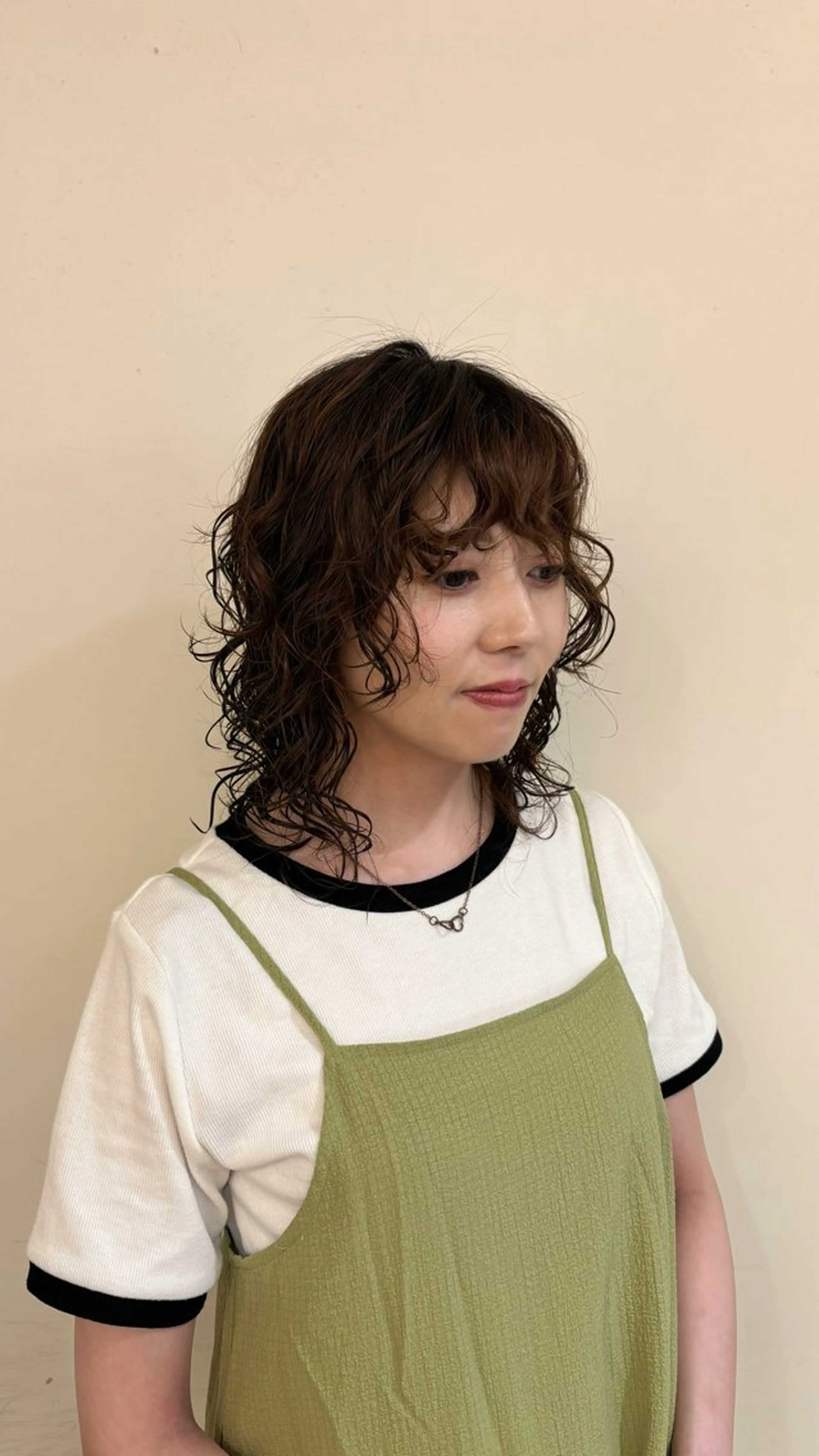 セミロング 似合わせカット /ニュアンスパーマのヘアスタイル