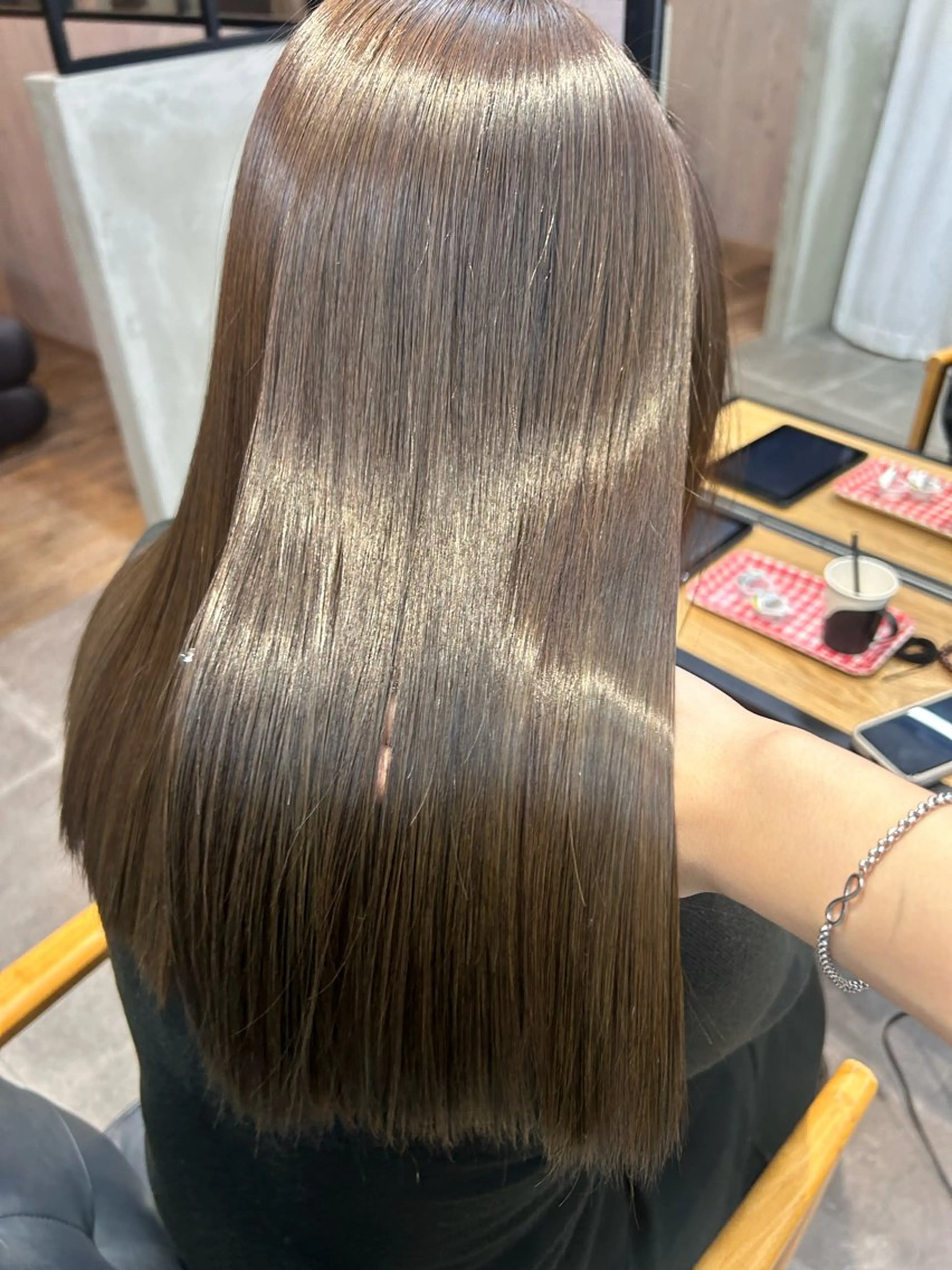 ミディアム カラー 韓国×髪質改善カラー 💎hinaのヘアスタイル