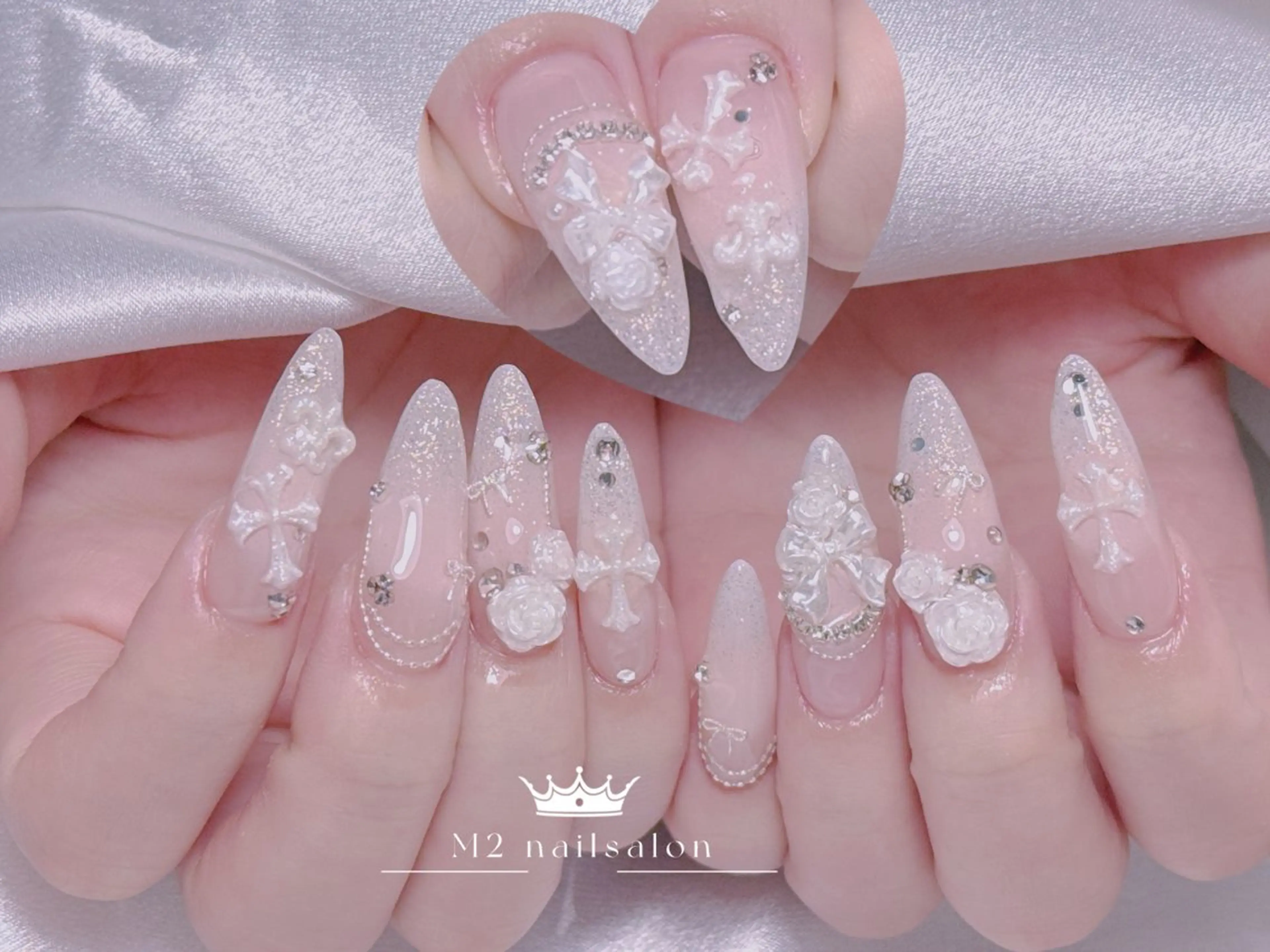 ネイル ハンドネイル 長さだし専門店 M2　rikaのネイルデザイン