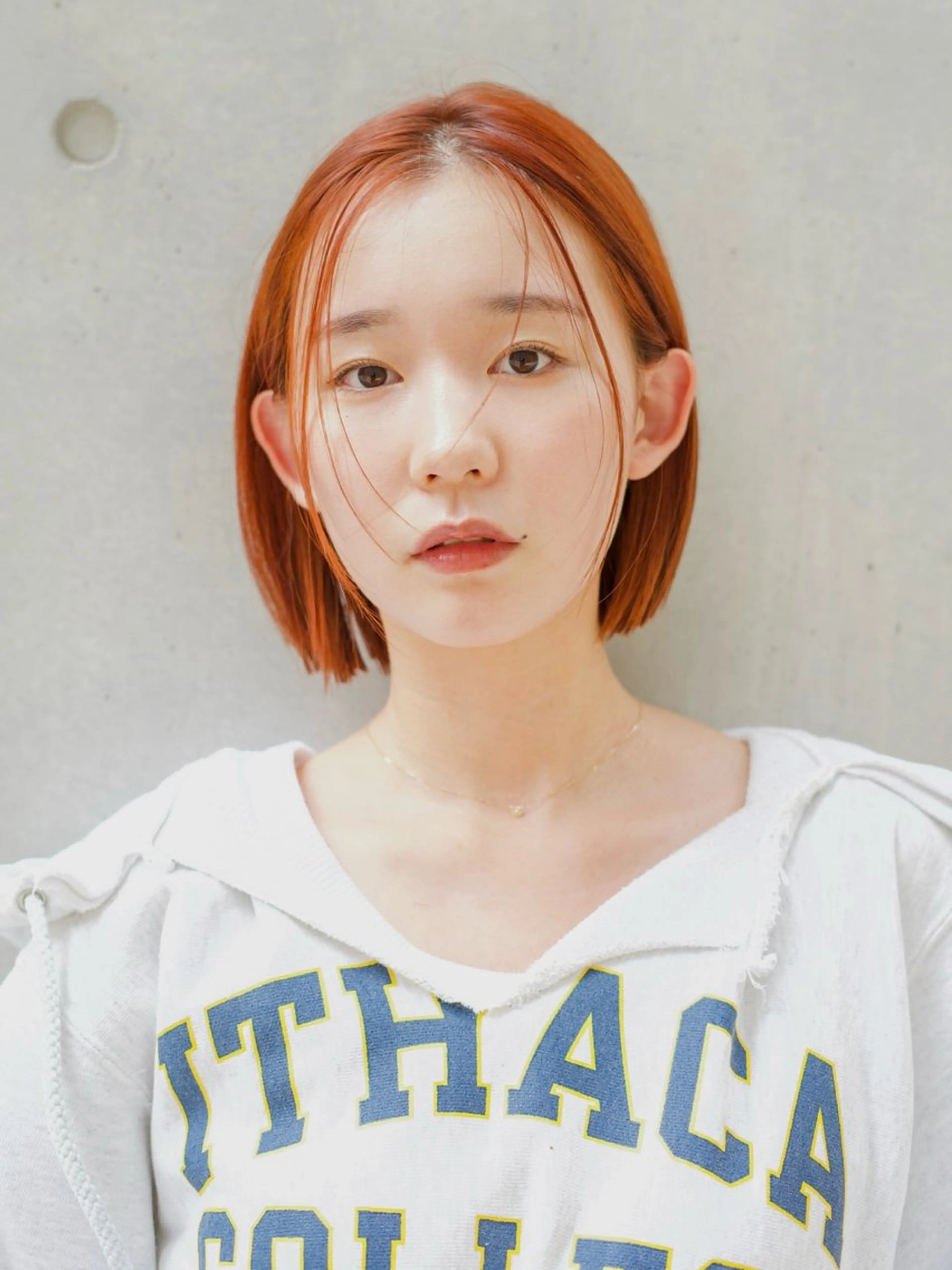 ショート カラー 切りっぱなしボブ ボブ カット ヘアカラー メンズカット/ 江下翔瑛のヘアスタイル