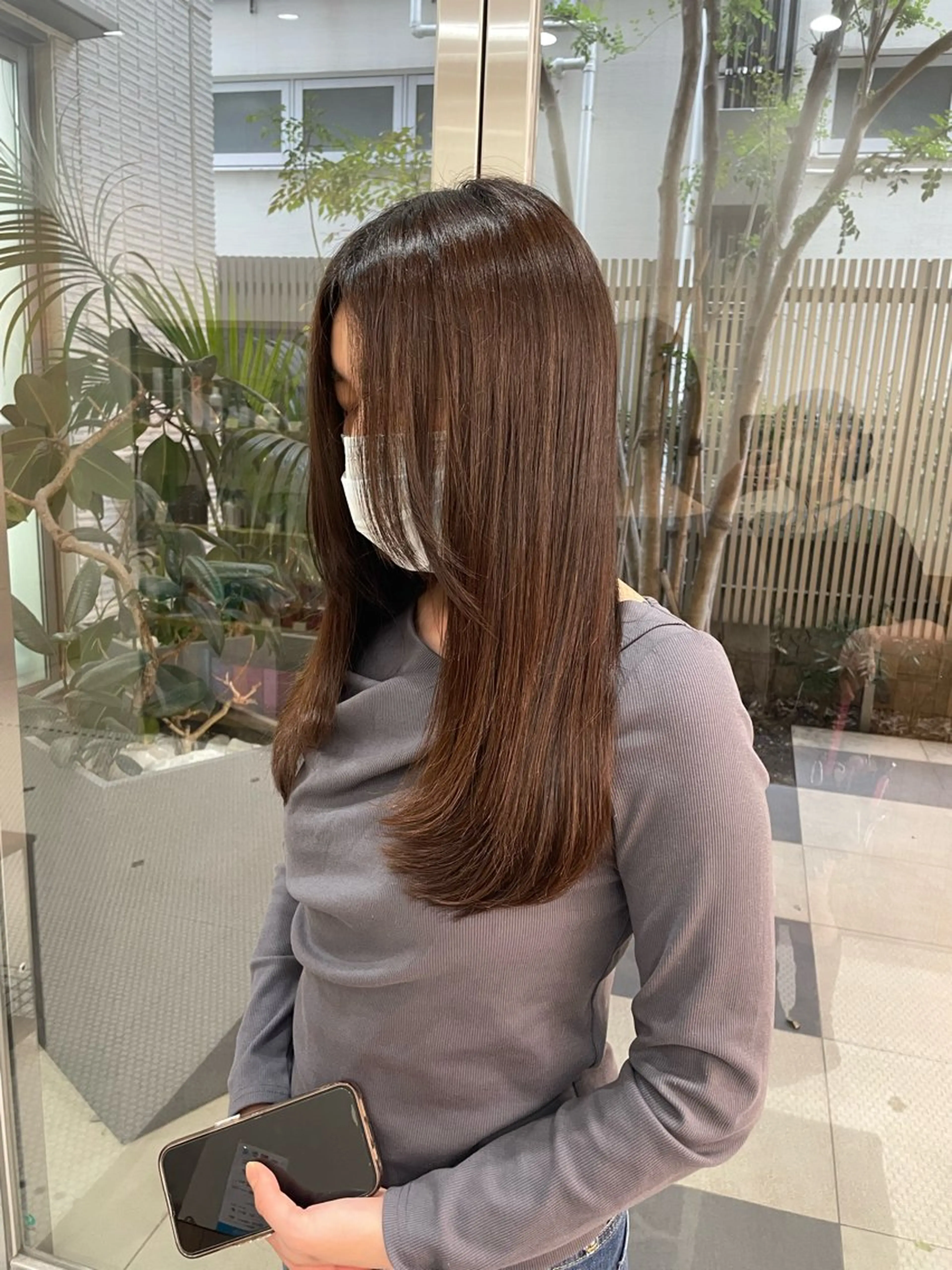 セミロング レイヤーカット 🌱 はるかのヘアスタイル