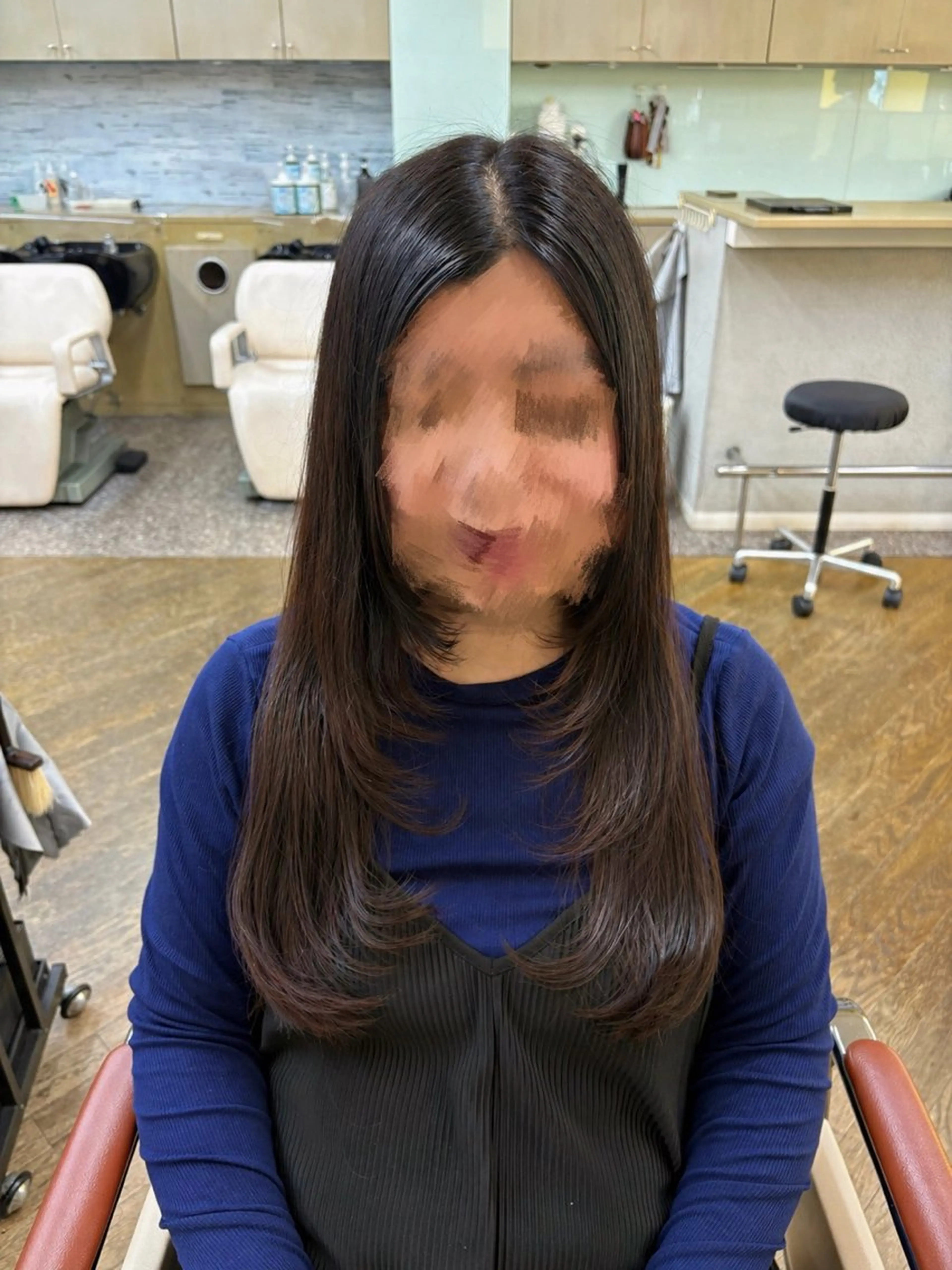 ロング ハイレイヤー レイヤーカット ロング 🩵り ん💜のヘアスタイル