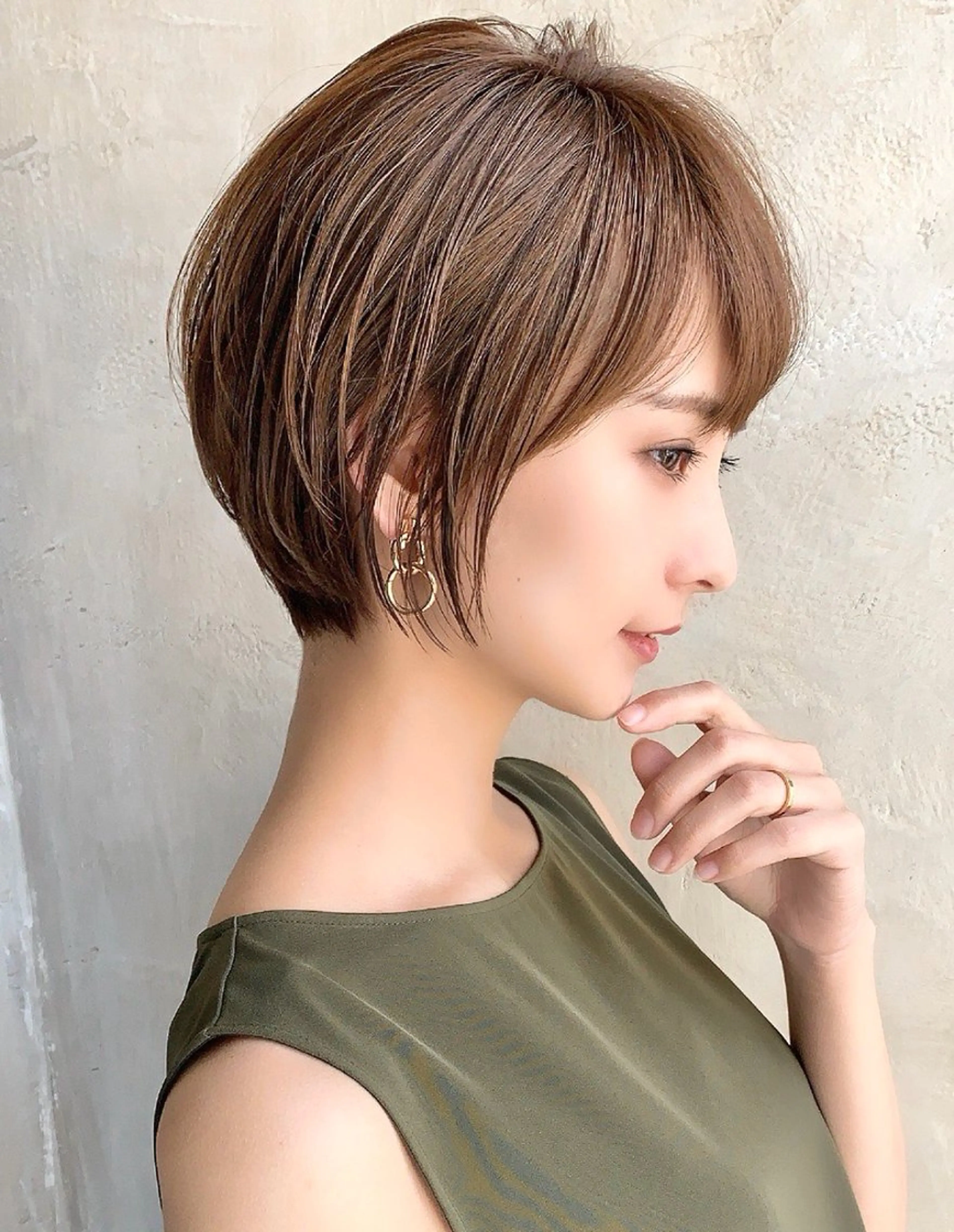 ショート 新宿/レイヤー/ amu🫧のヘアスタイル