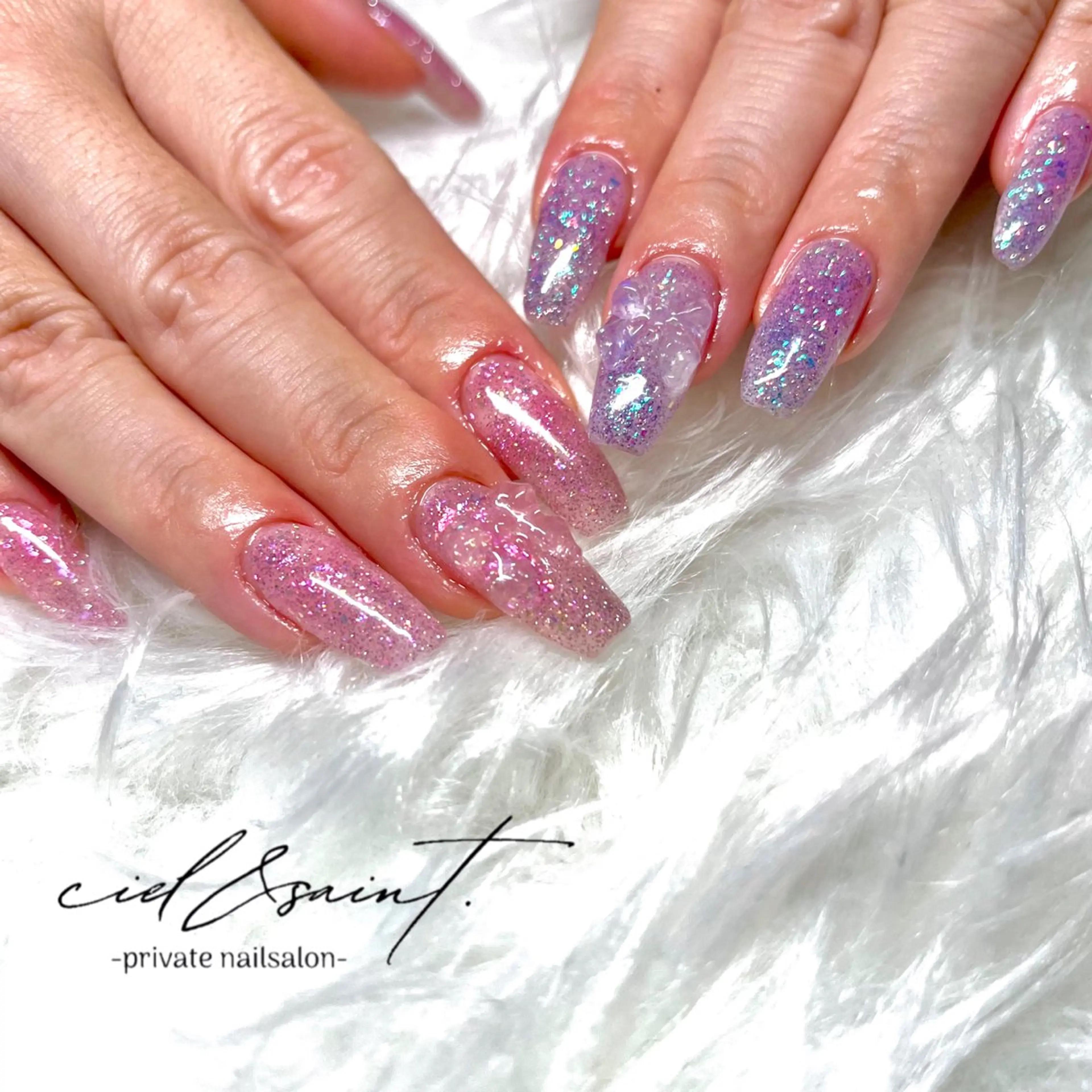 ネイル ハンドネイル nail salon ciel&saintのネイルデザイン