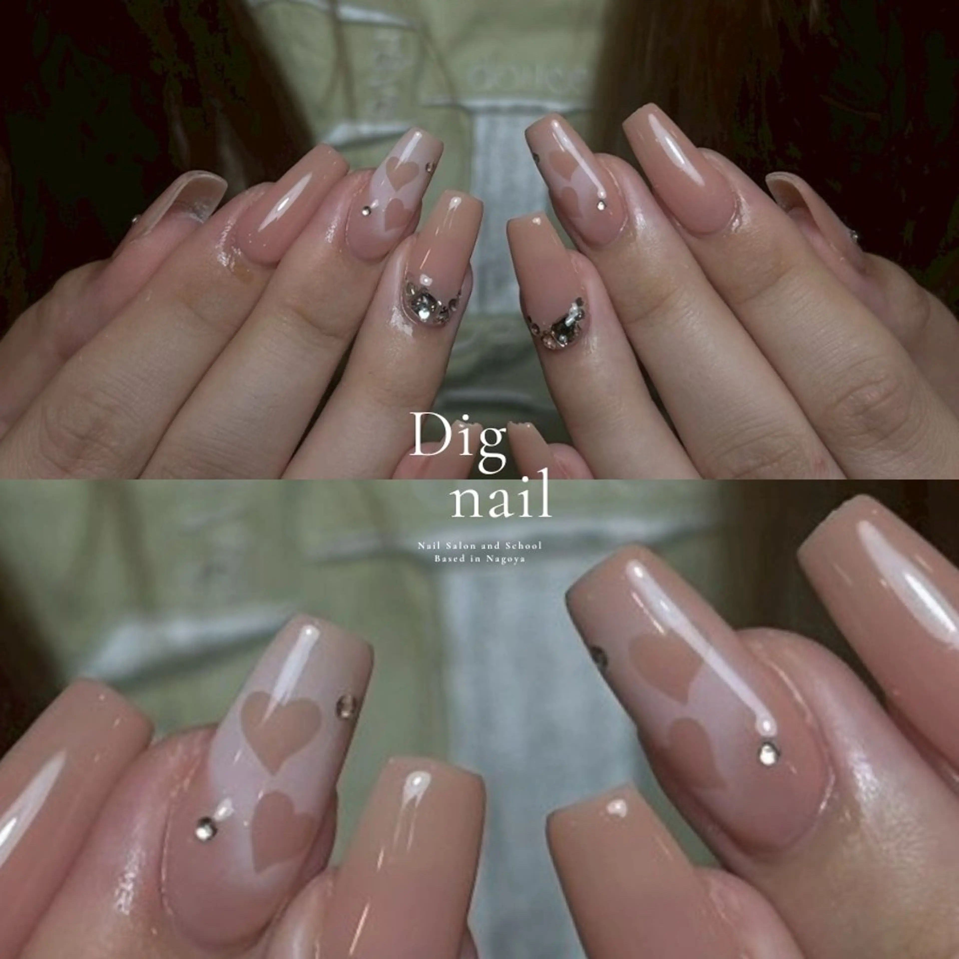 ネイル 長さ出し ジェルネイル 韓国ネイル マグネットネイル 持ち込み ハンドネイル D.d Reinaのネイルデザイン