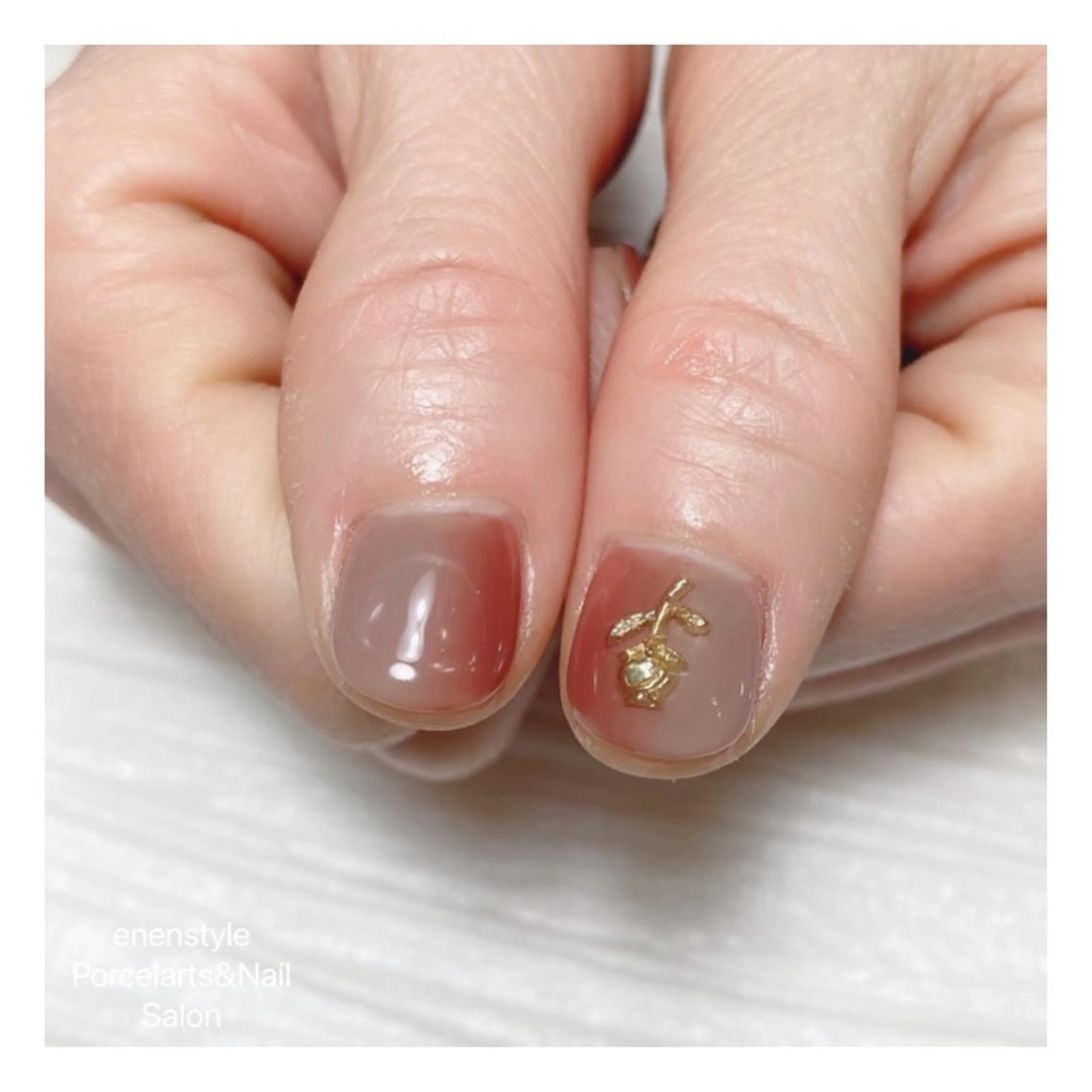 ショート ネイル ハンドネイル 👑enen style👑のネイルデザイン