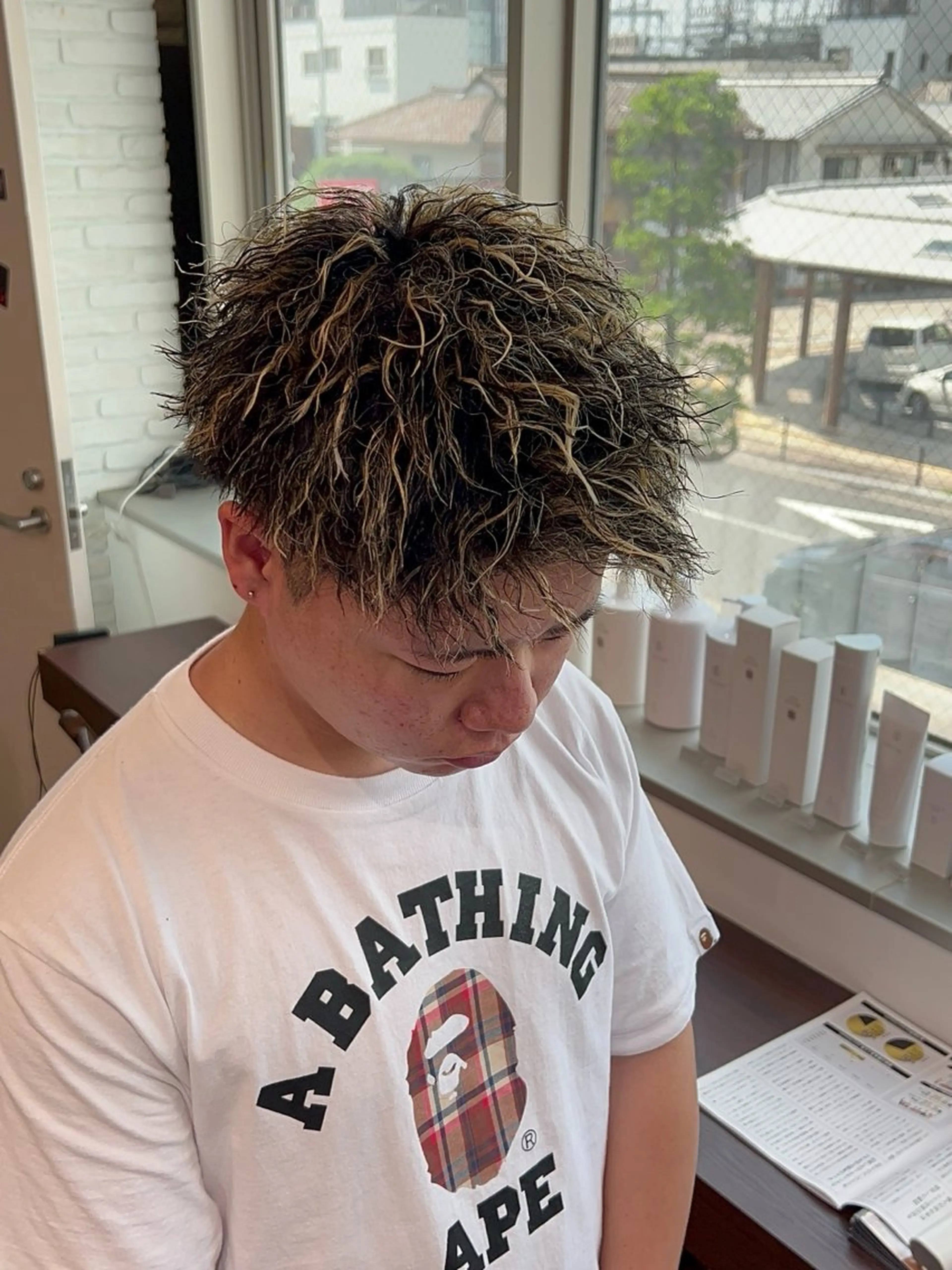 カラー パーマ メンズ Hazu 【パーマ特化美容師】のヘアスタイル