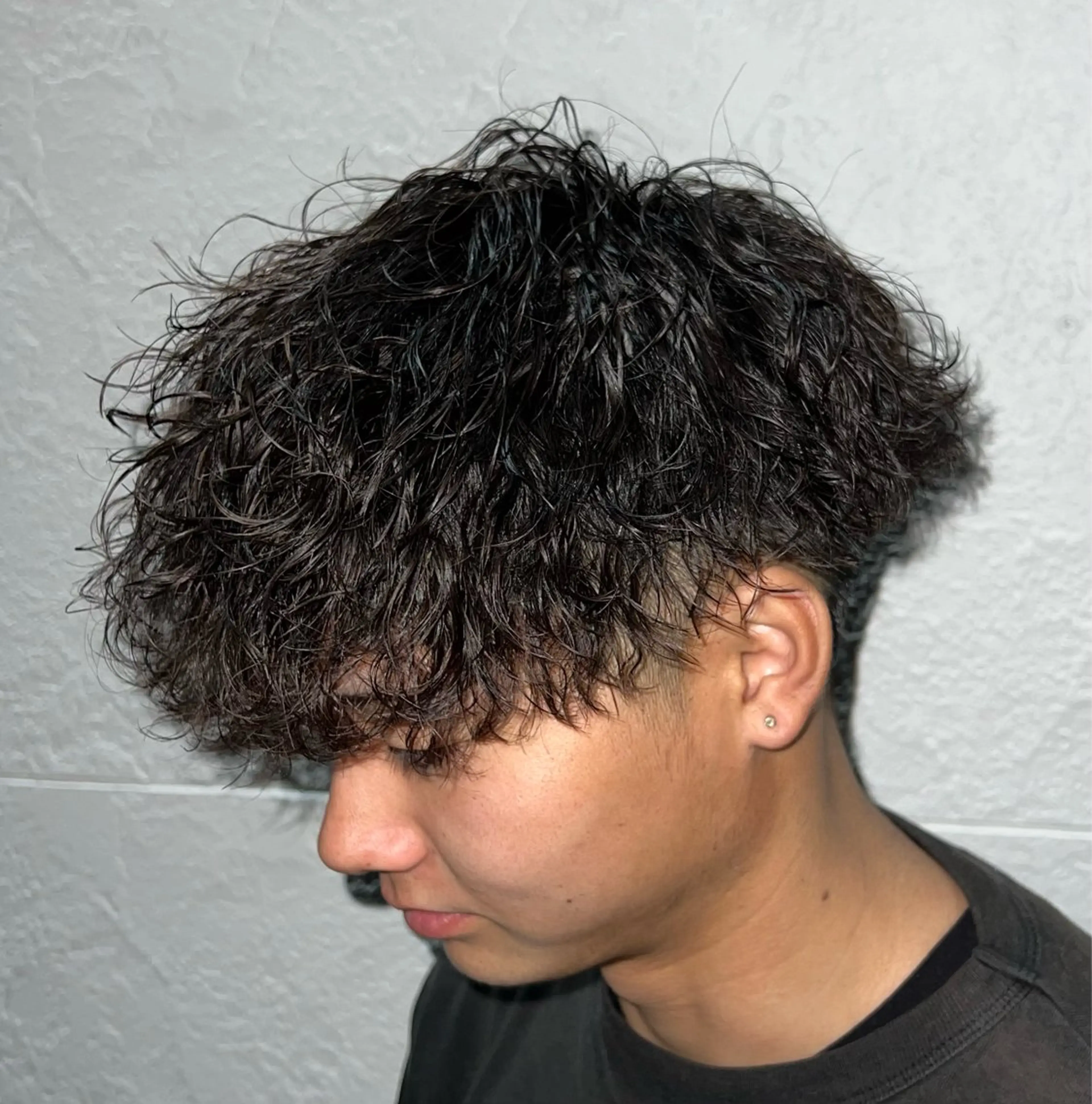 パーマ メンズ メンズパーマ ツイストスパイラルパーマ 波巻きパーマ スパイラルパーマ カット パーマ メンズ特化/勝田駅/ 佐和駅/鈴木輝瑠/のヘアスタイル