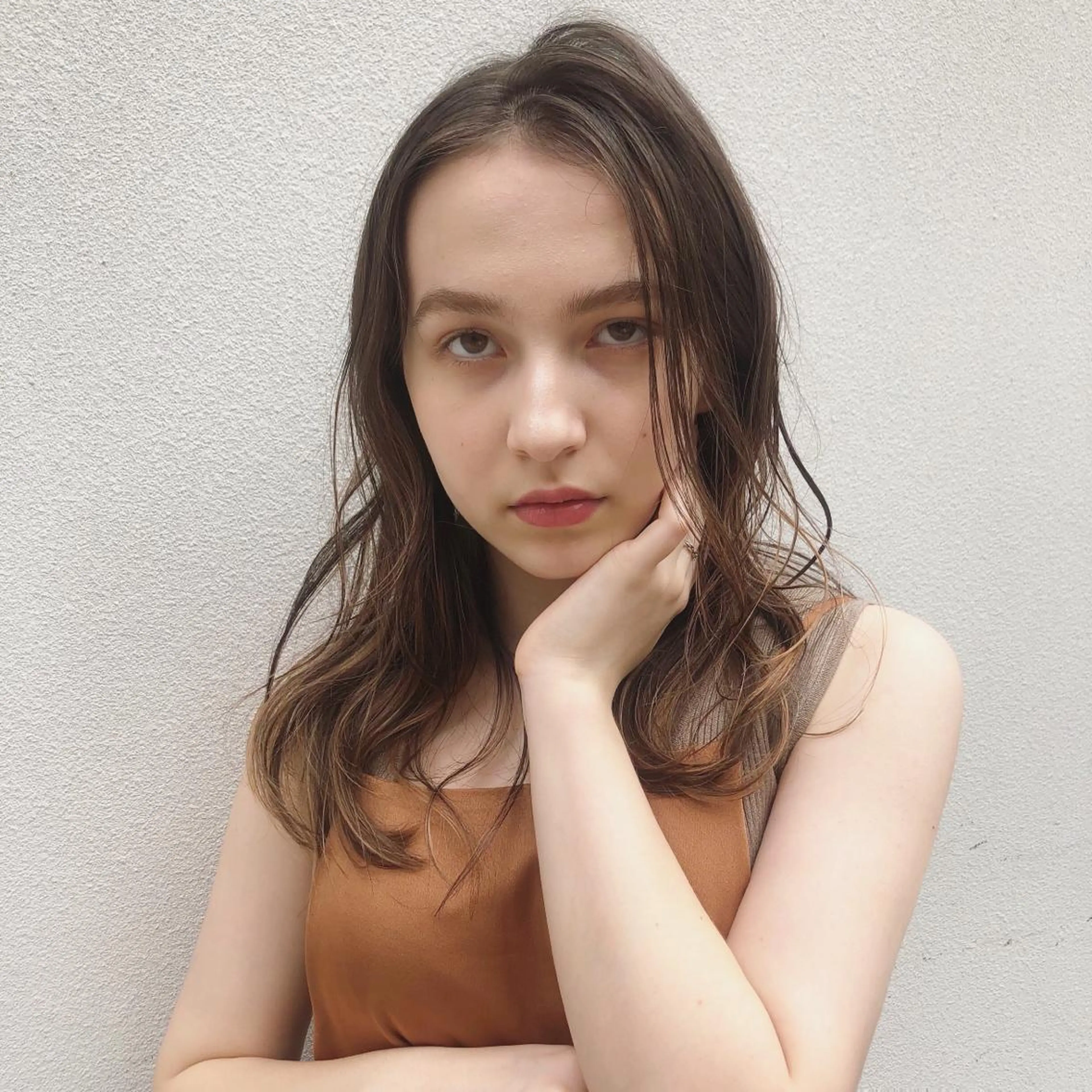 セミロング カラー ヘアアレンジ マンツーマン半個室 tamuraのヘアスタイル