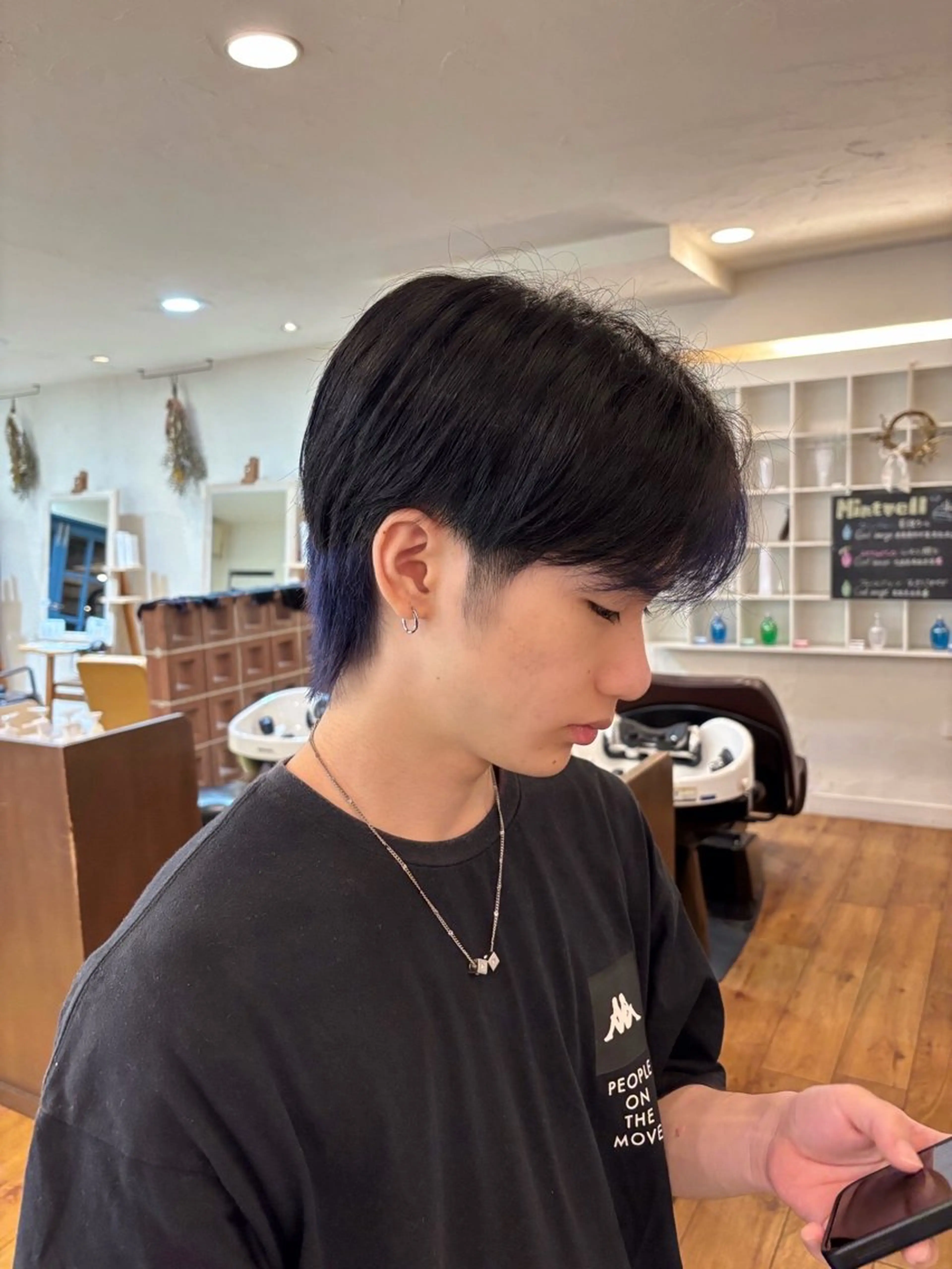 ショート カラー メンズ musée 柱店のヘアスタイル