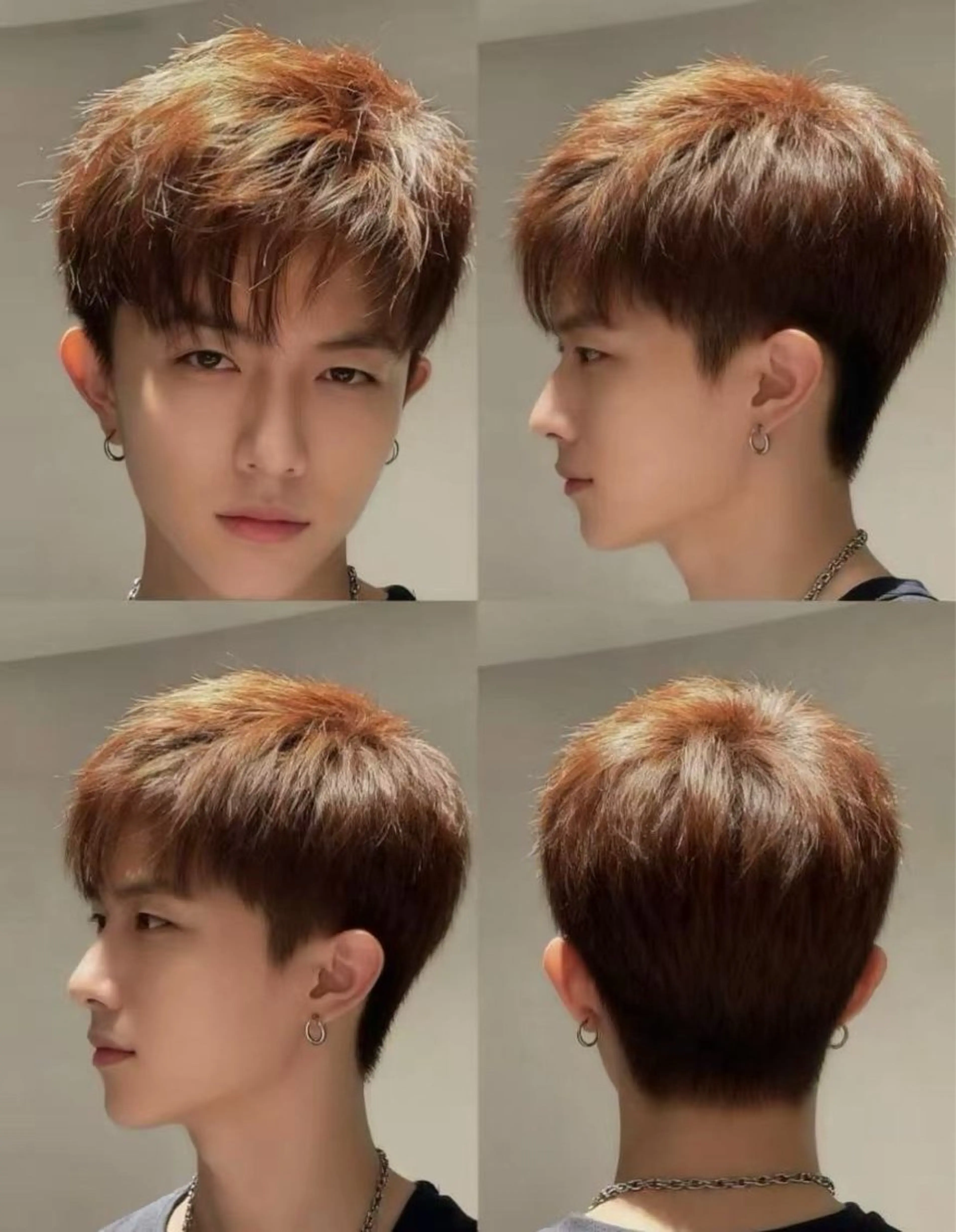 メンズカット💇とワンカラー🩵の写真