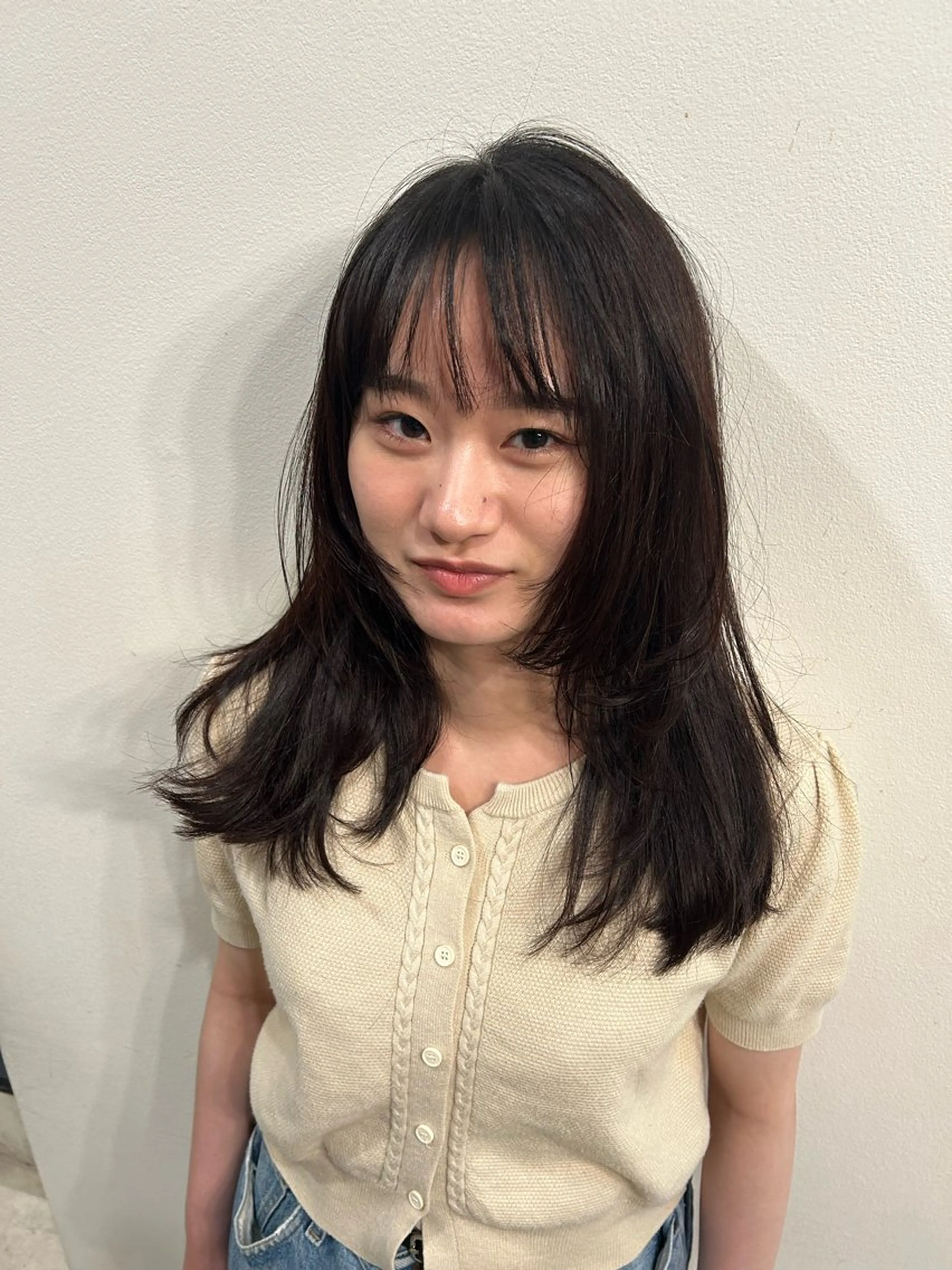 ロング レイヤーカット 京谷 宥のヘアスタイル