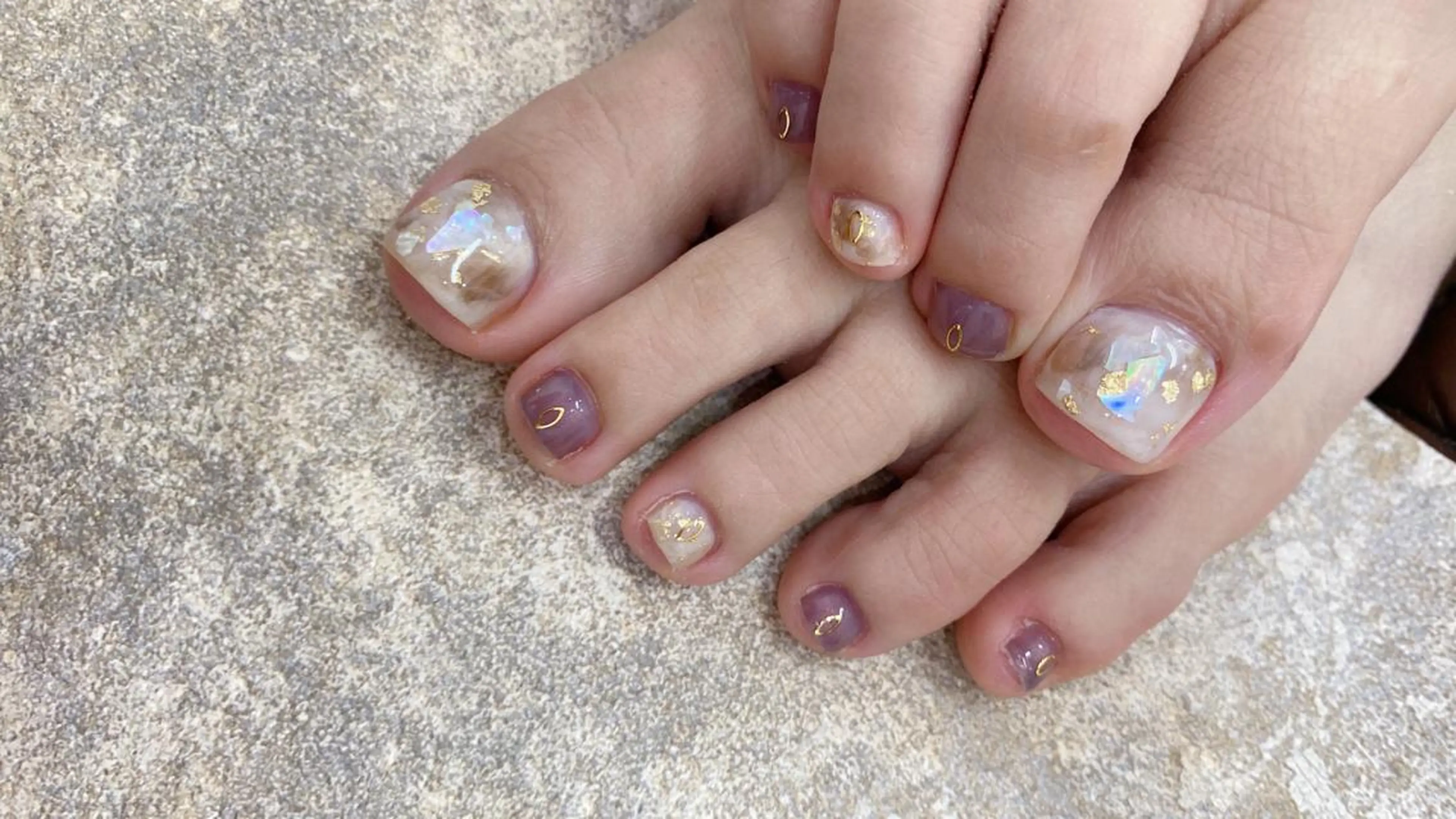 ネイル フットネイル nailsalon ∞ ﾐｶﾅﾙ ∞のネイルデザイン