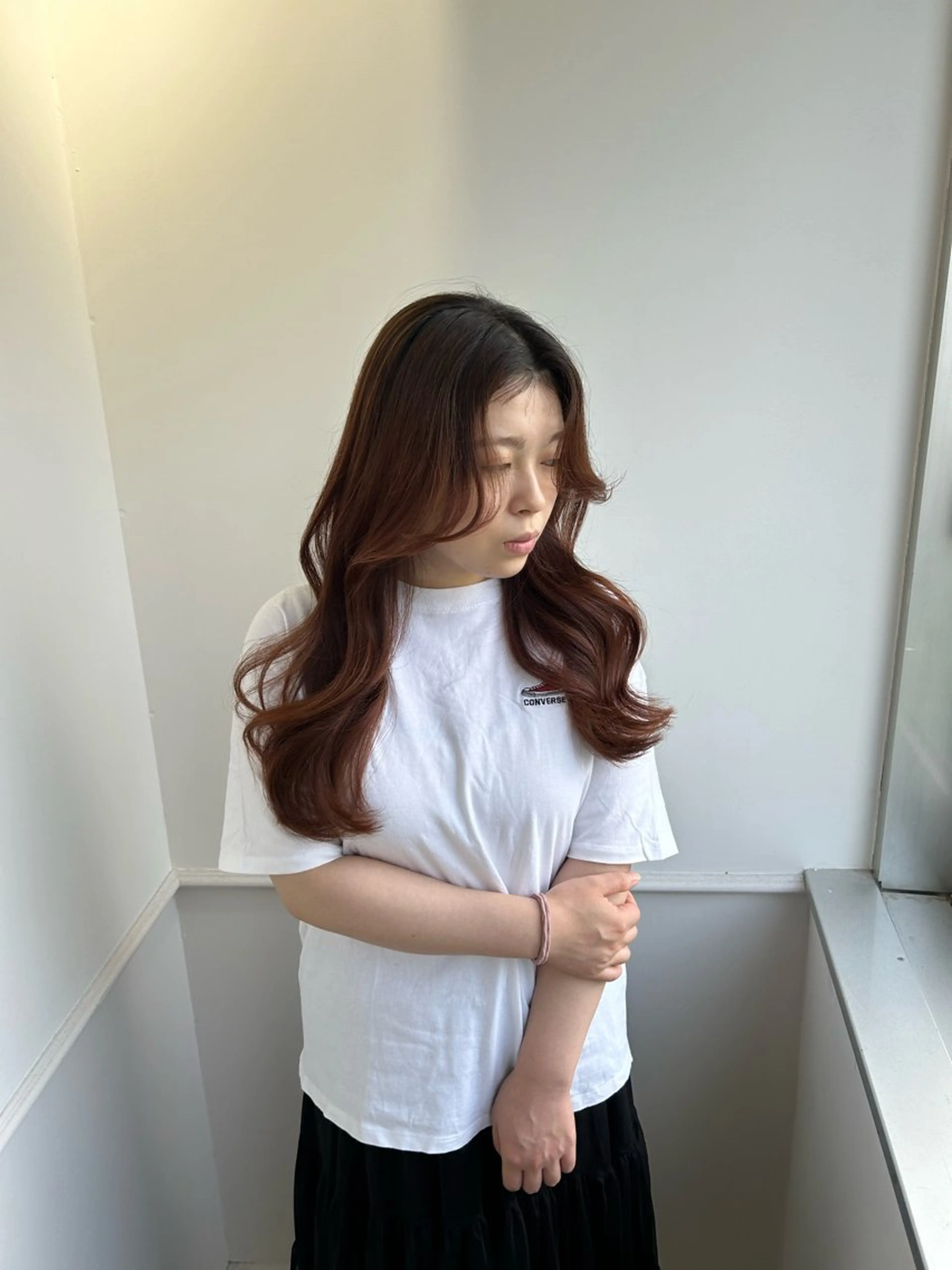 ロング カラー レイヤーカット カット ヘアカラー トリートメント 瀬戸 昭秀のヘアスタイル