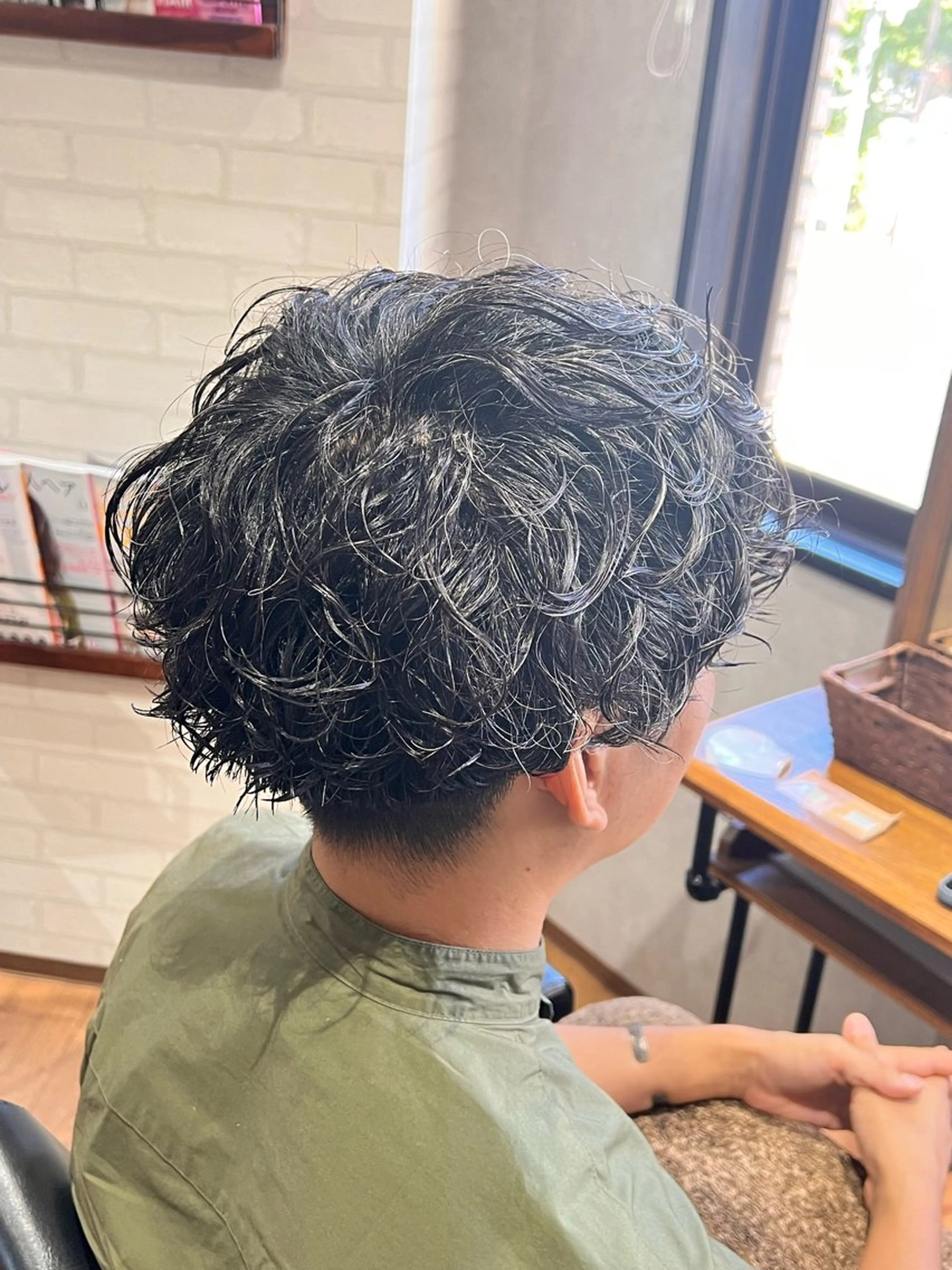 ショート パーマ スパイラルパーマ パーマ メンズ特化☝️添田 好恵のヘアスタイル