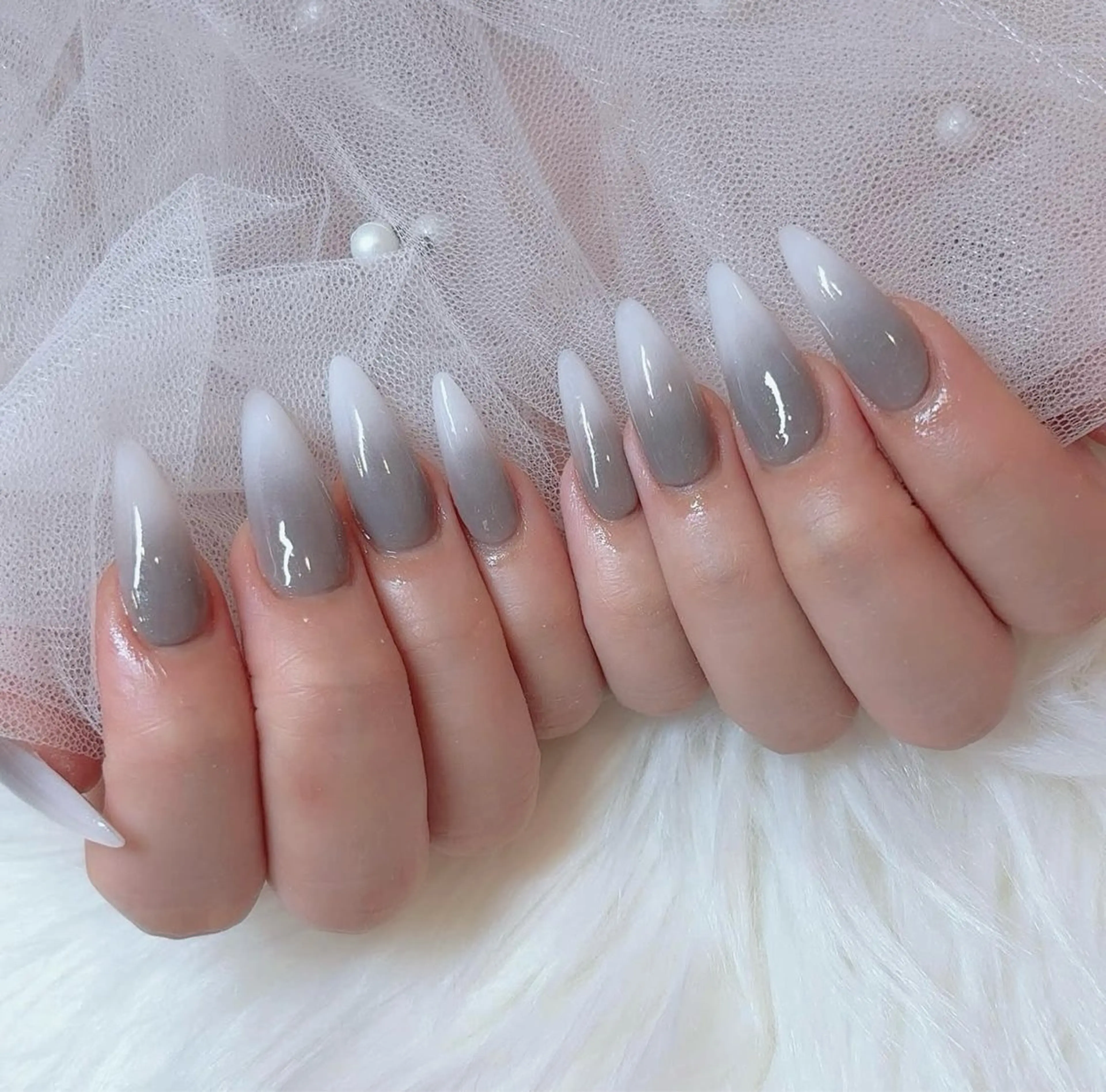 ネイル 韓国ネイル 持ち込み ニュアンスネイル ネイルチップ ハンドネイル TABI ANA.CHUOのネイルデザイン