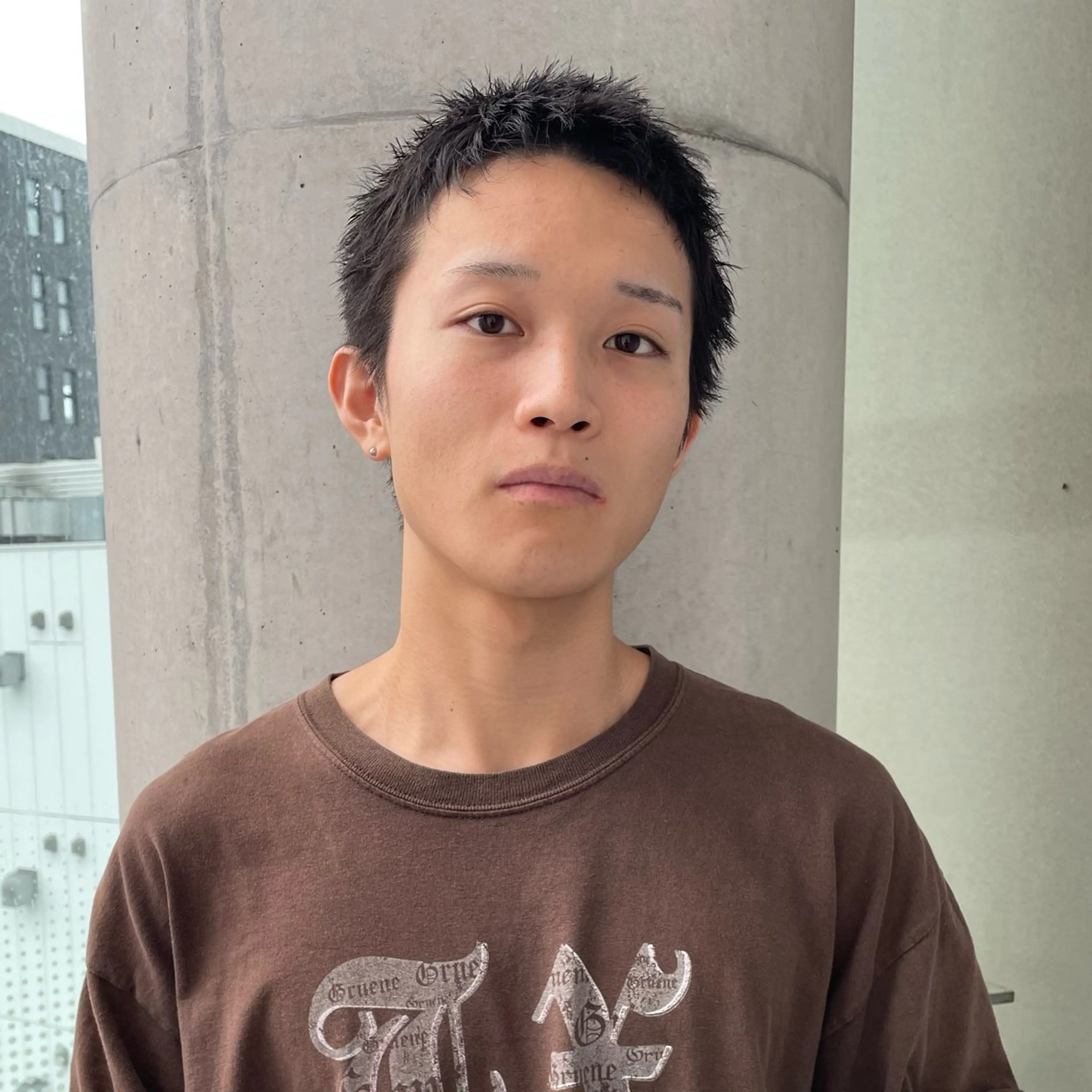 ショート メンズ ボウズ スパイキーショート ショートヘア カット ⚾️横浜メンズカット 阿部龍馬🍺🍔のヘアスタイル