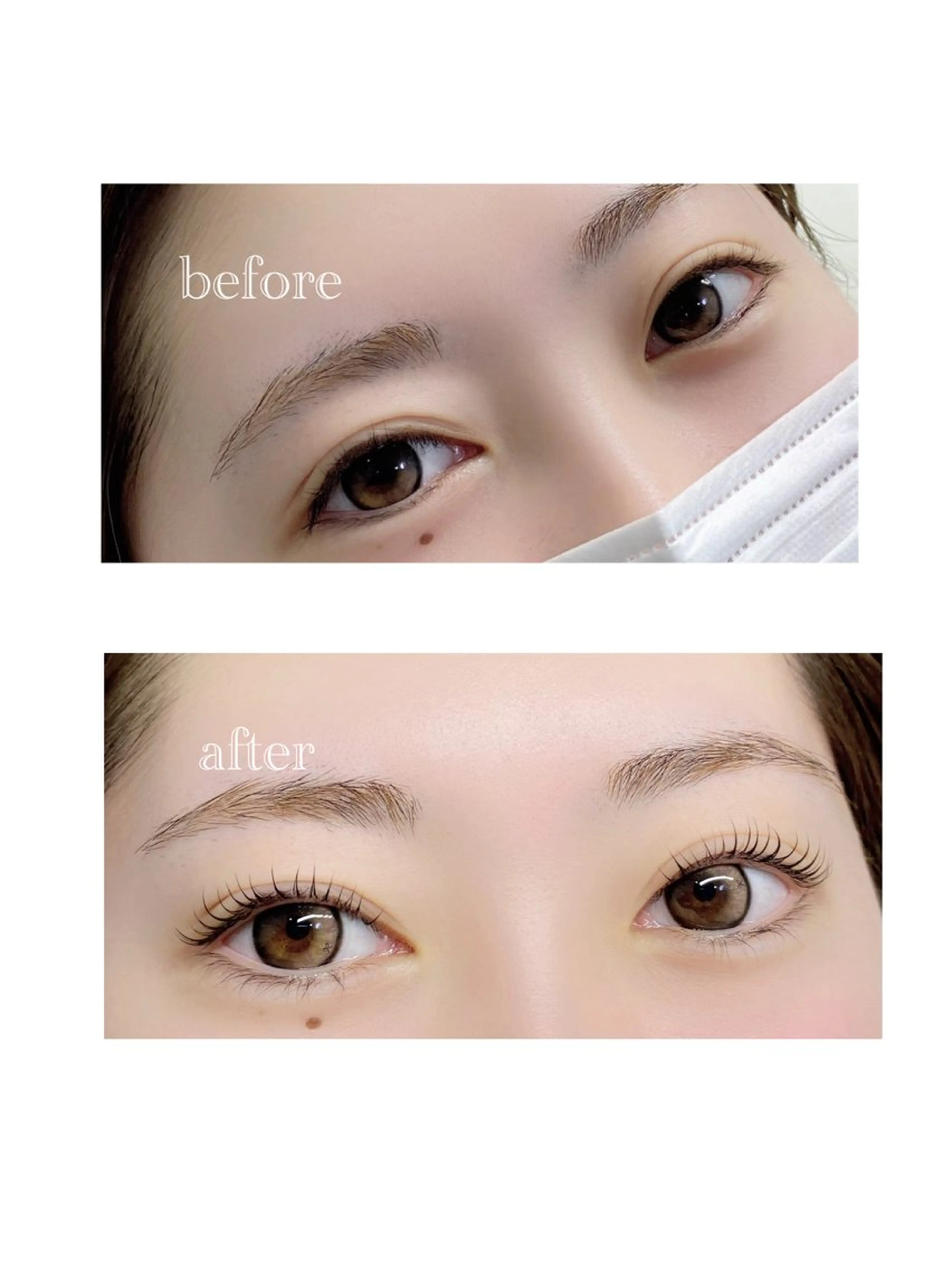 マツエク・マツパ 一重×まつ毛パーマ マツパ VIERU マツパー yoshieのマツエク・マツパデザイン