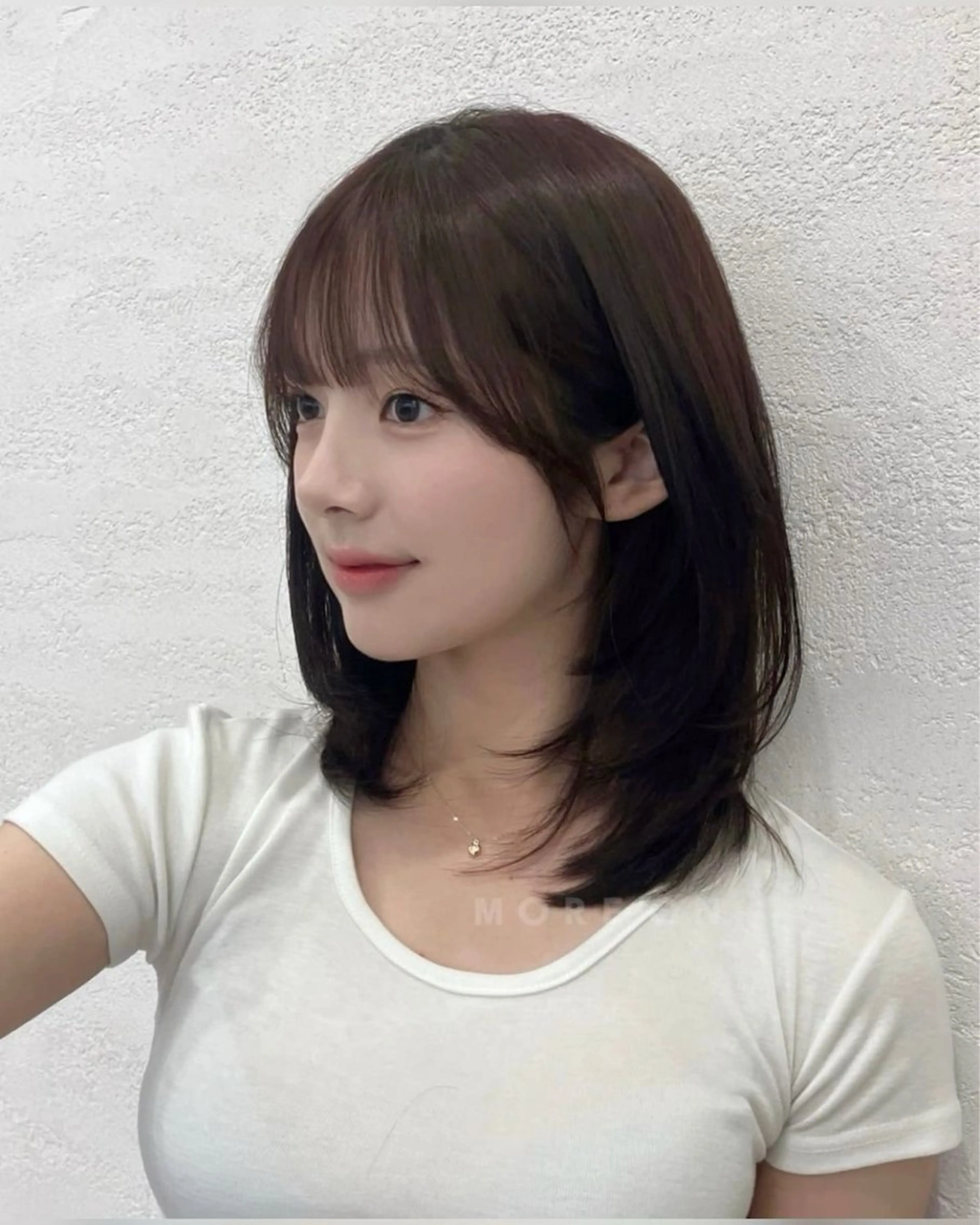 ミディアム Nakajima Eijiのヘアスタイル