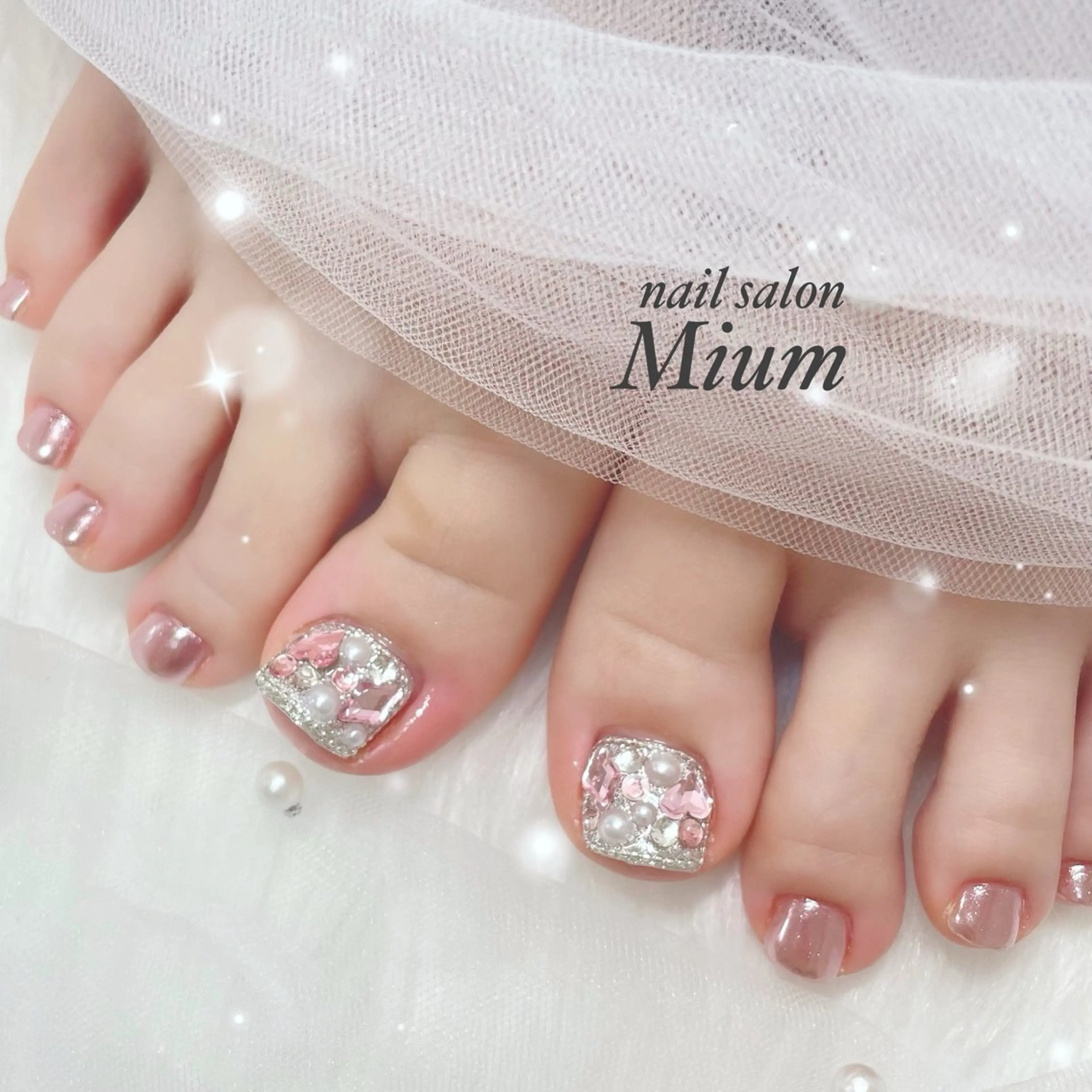 ネイル フットネイル nail salon Mium所属・nail salon Miumのネイルデザイン