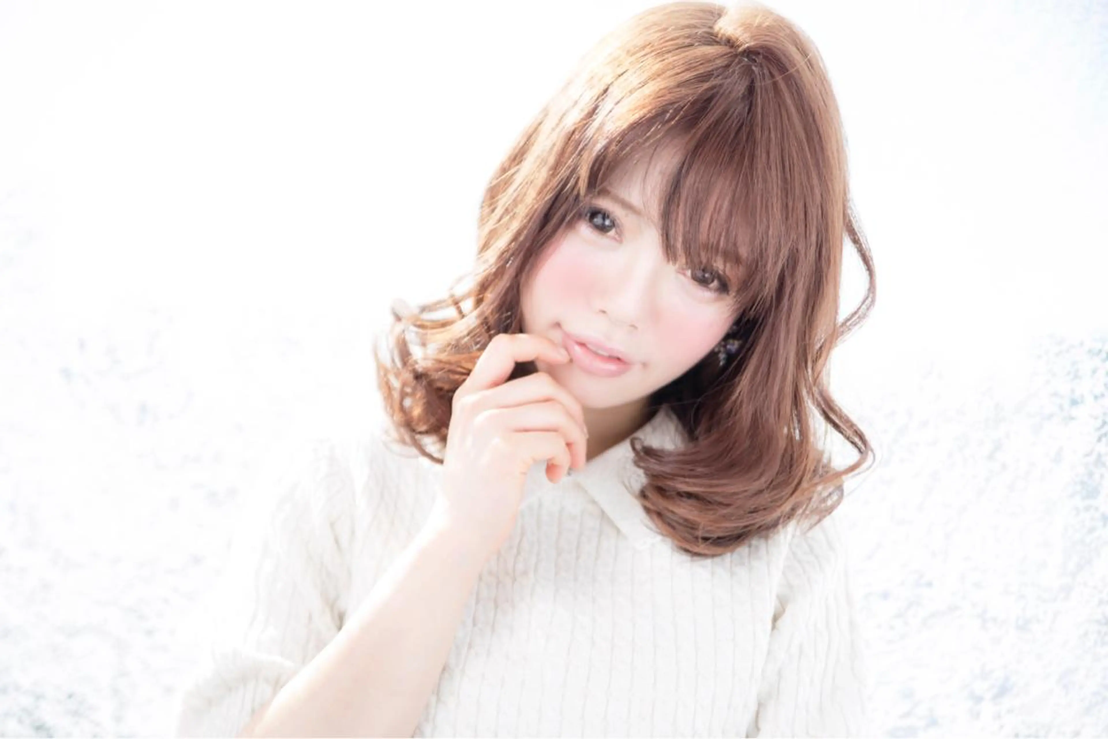 セミロング カラー Re:ta Hair 飯田淳平のヘアスタイル