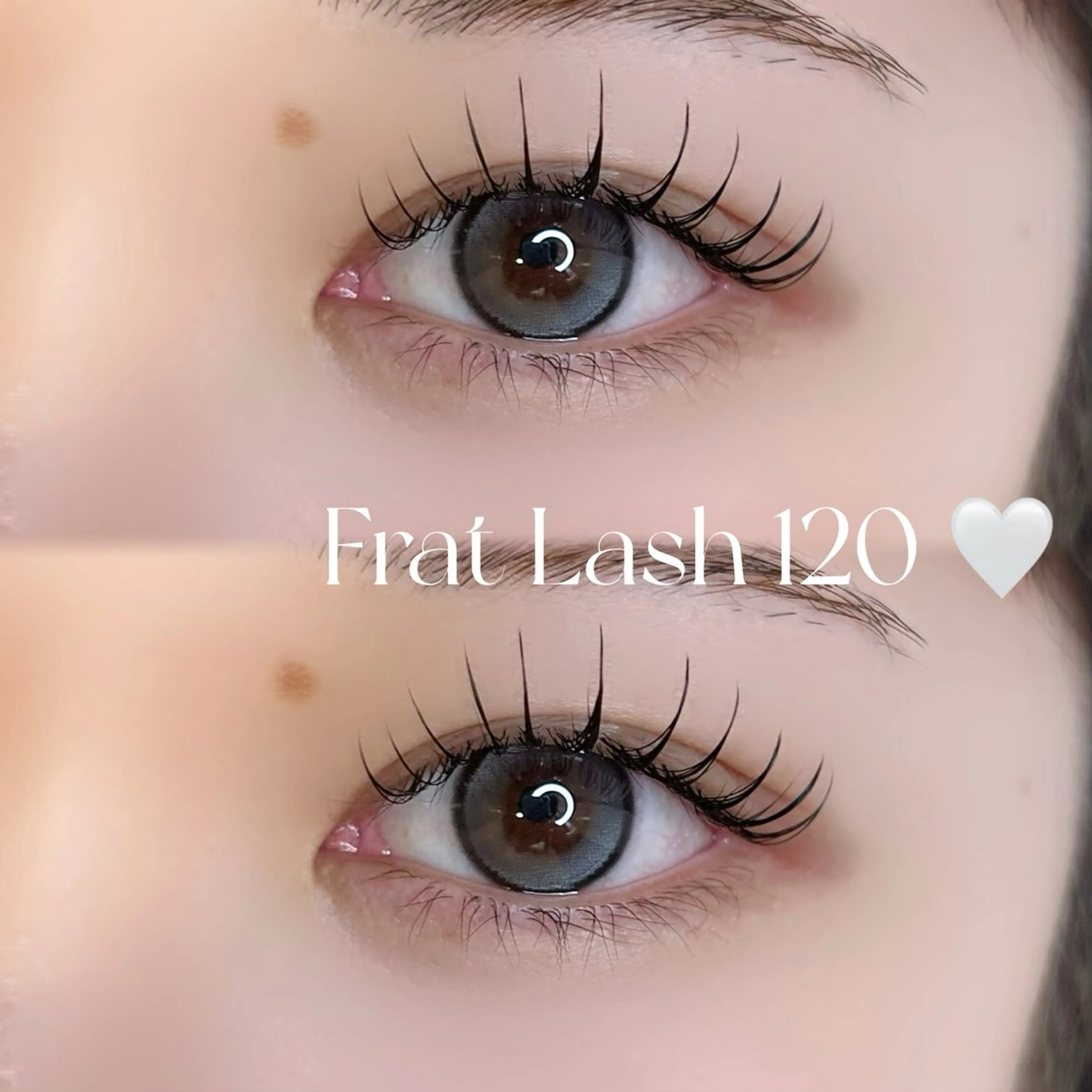 マツエク🎀 ✧*｡120本♪束感コーティング仕上げ!!♡の写真