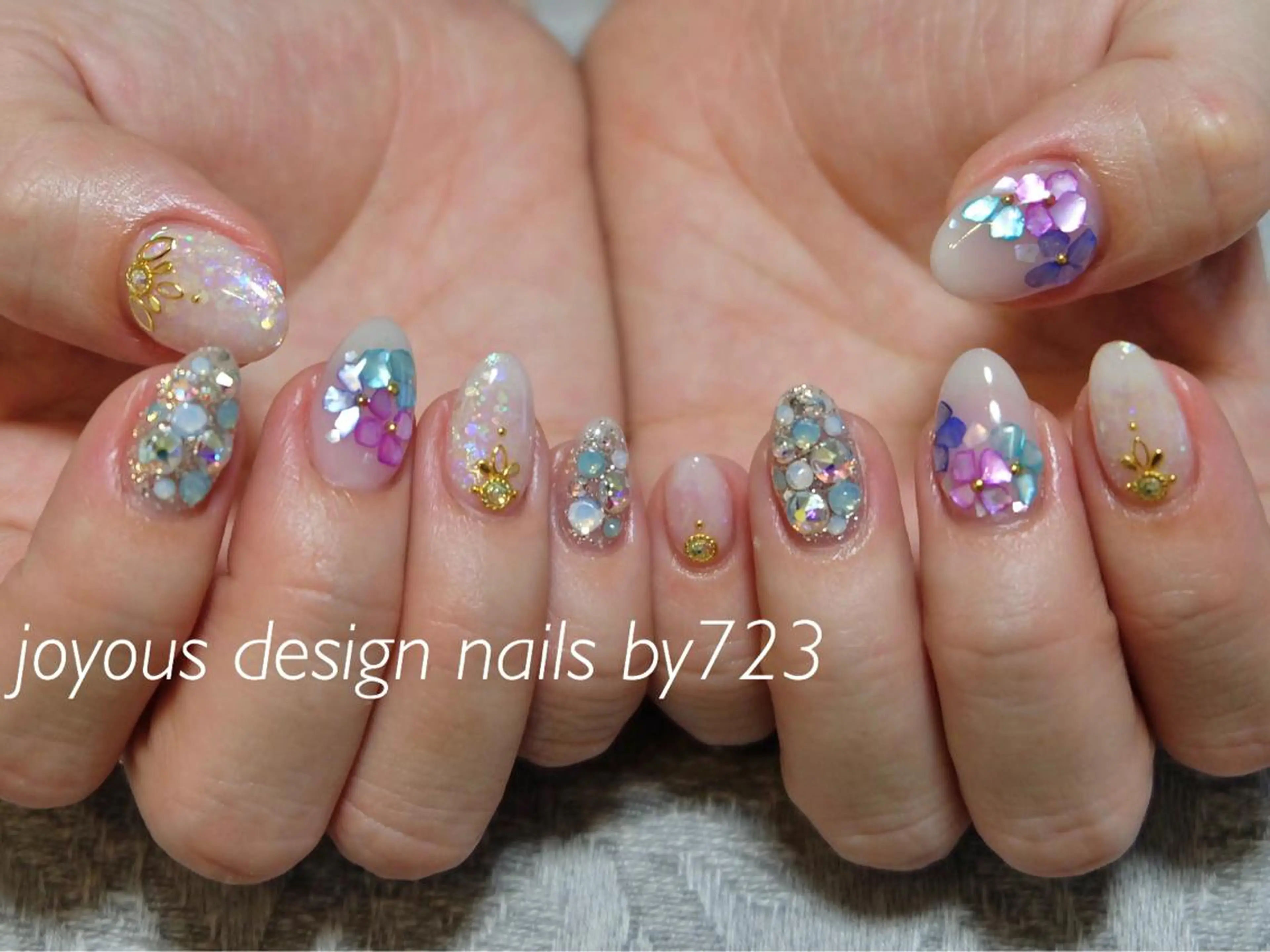 ネイル アートネイル フラワーネイル ハンドネイル jdn natsumiのネイルデザイン