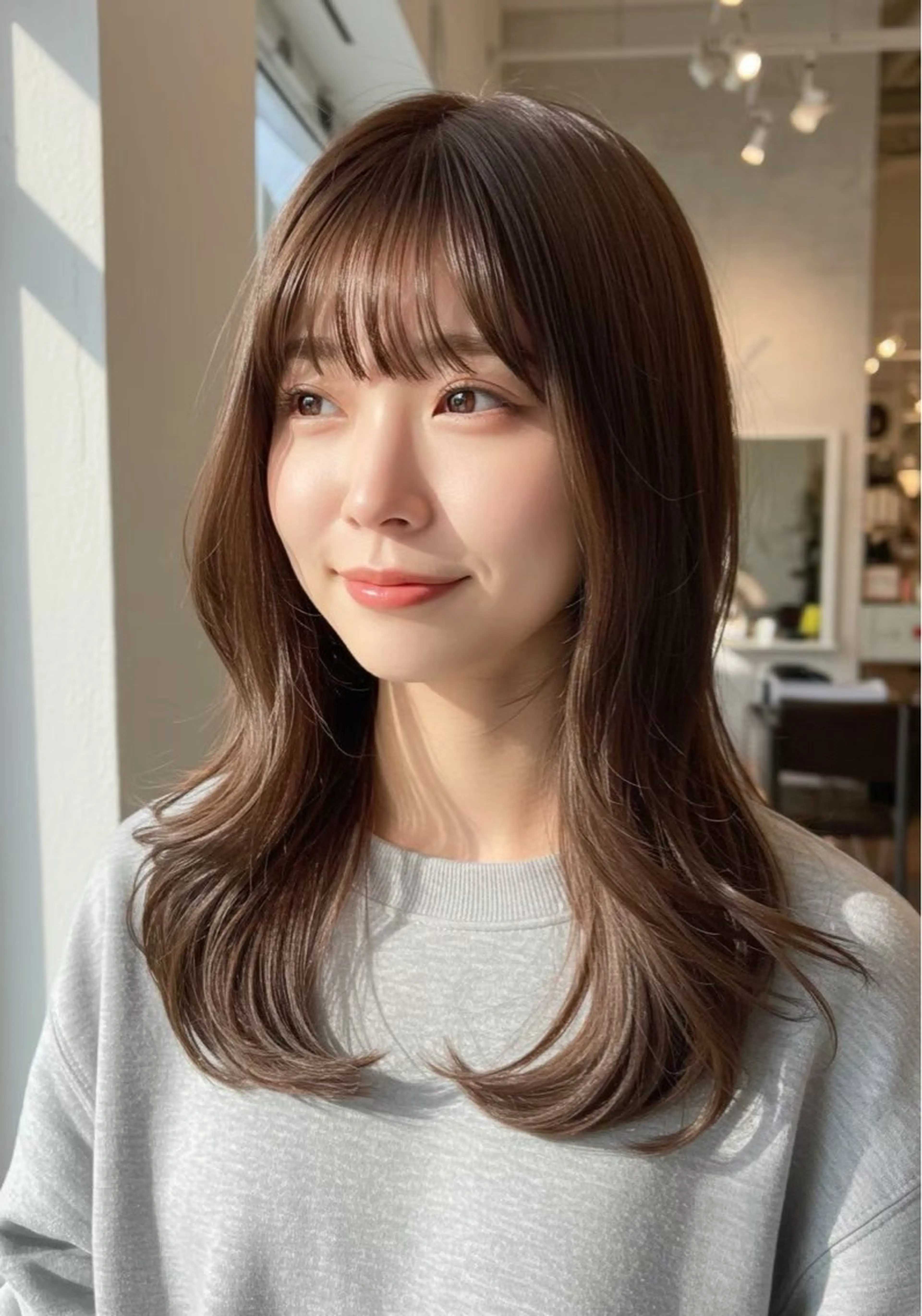 ロング カット ヘアカラー 艶髪レイヤーの王 また復活の大澤竜馬のヘアスタイル