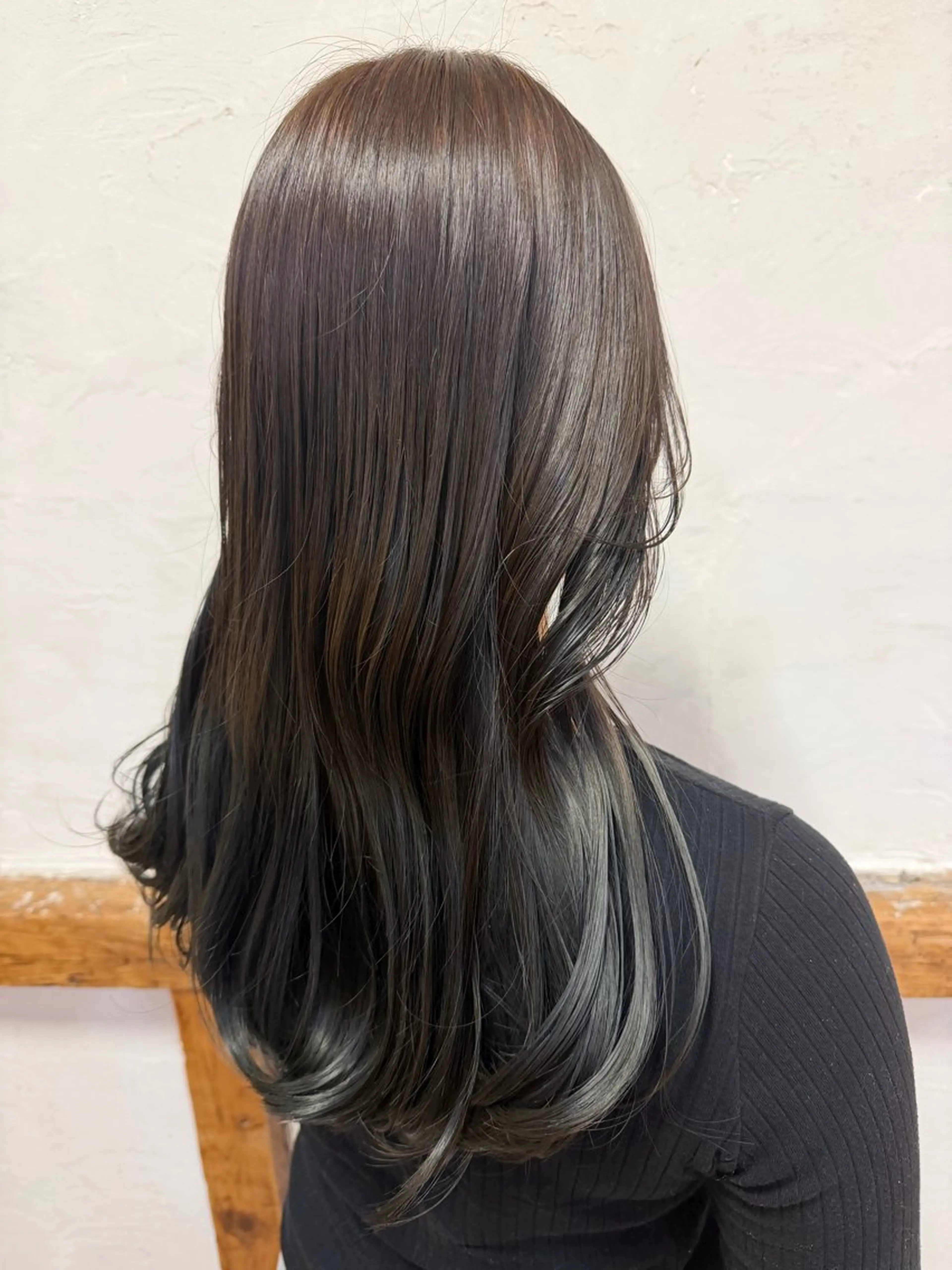 ロング カット ヘアカラー トリートメント 木村 彩花のヘアスタイル