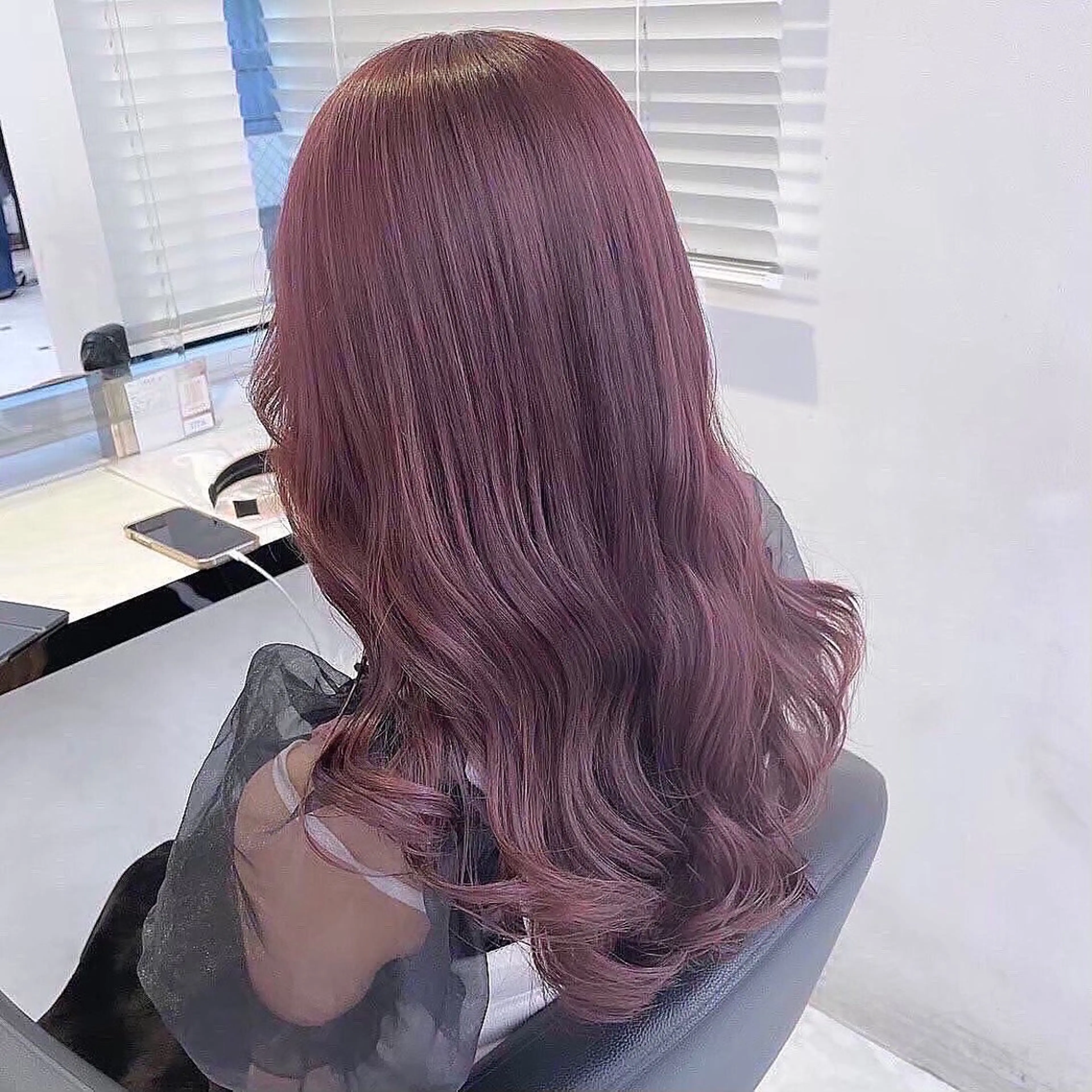 ロング カラー ベージュカラー ラベンダーカラー ラベンダーベージュ カット ヘアカラー トリートメント ヘアセット 💖ダブルカラー💖 chihiro🌸のヘアスタイル