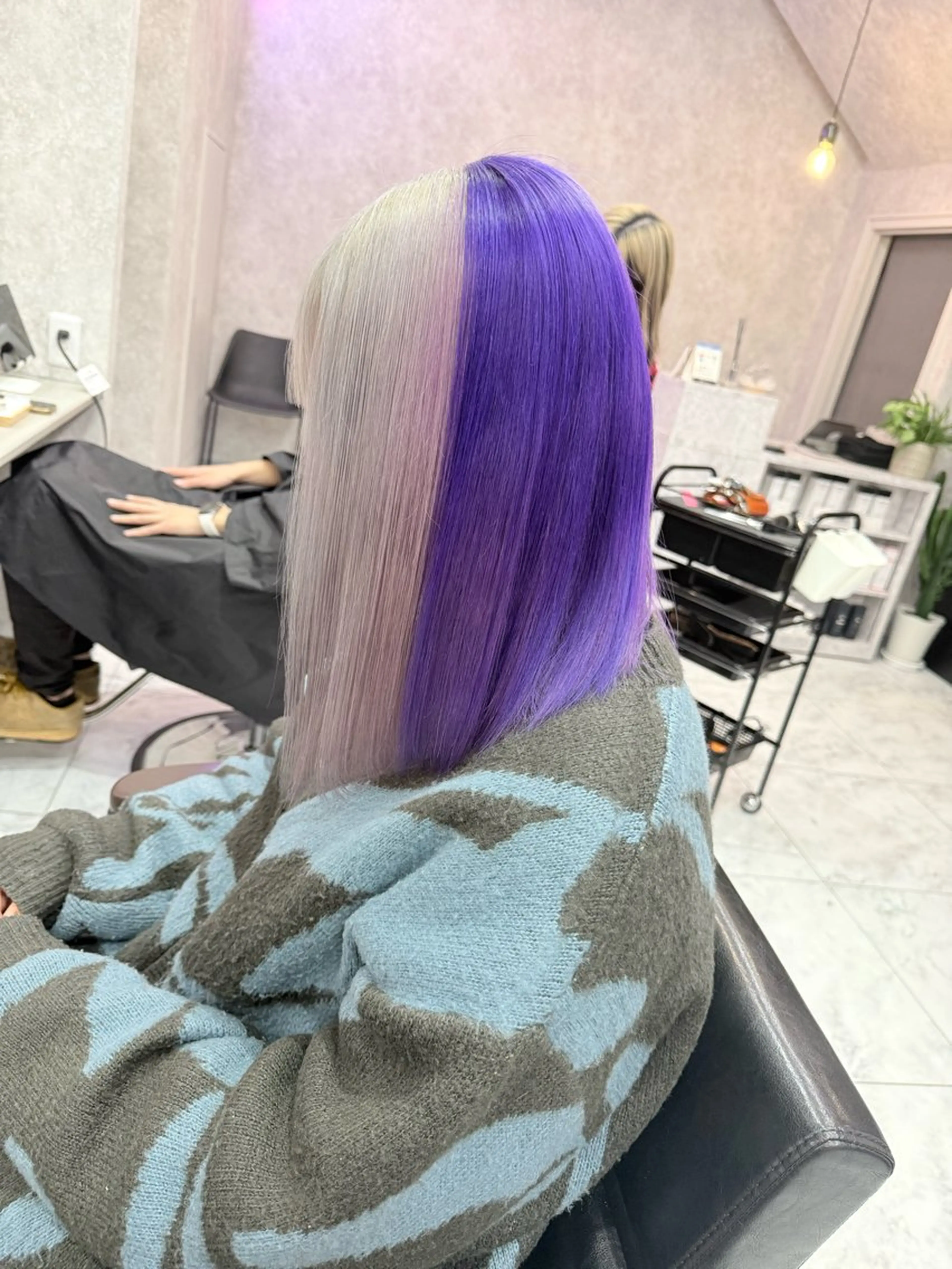 ショート カラー 🌺ハイトーン🌺 矢葺 なぎさ🌺🌺のヘアスタイル