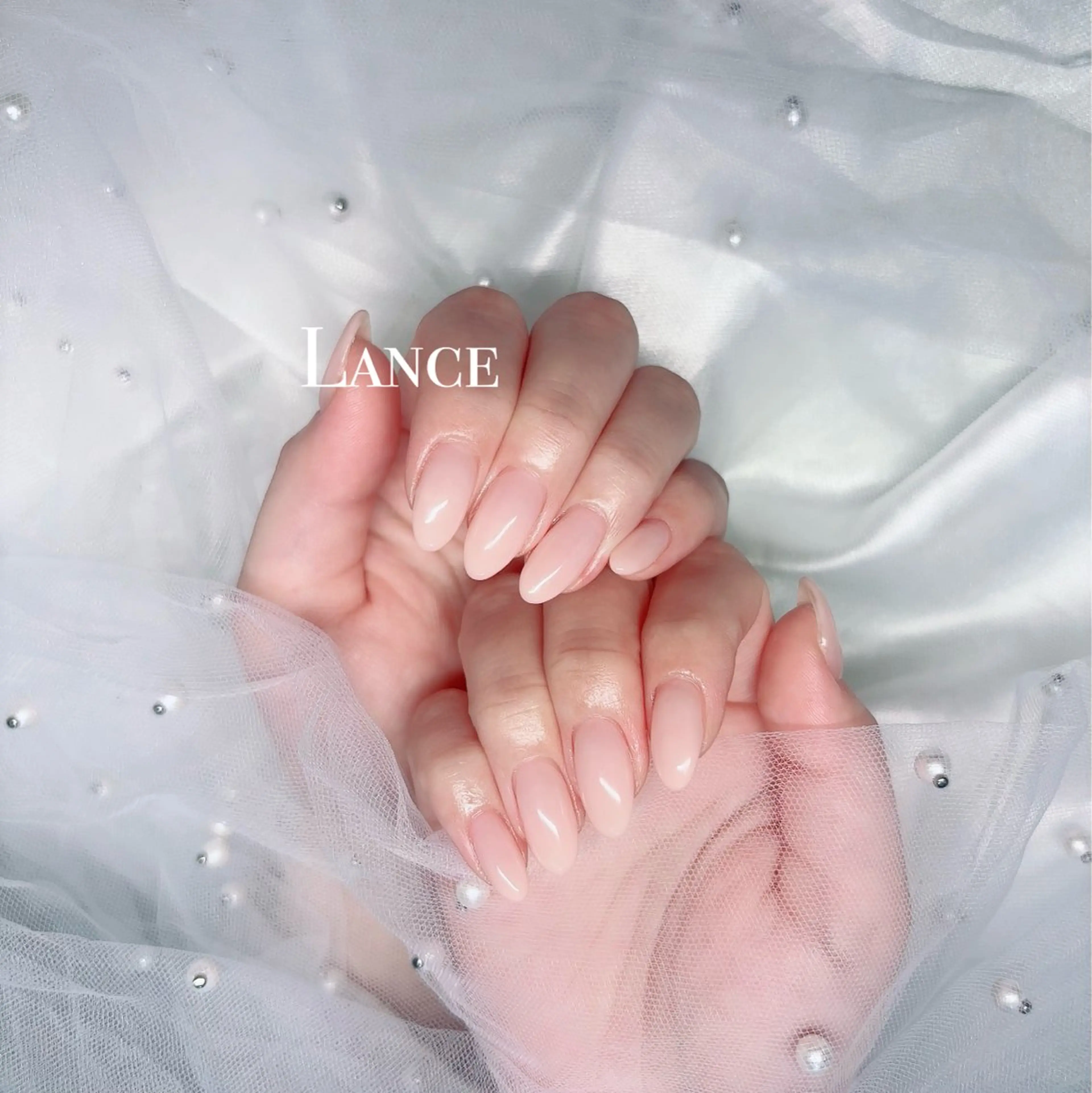 ネイル オーロラネイル フットネイル フレンチネイル キラキラネイル 韓国ネイル ハンドネイル Lance nailのネイルデザイン