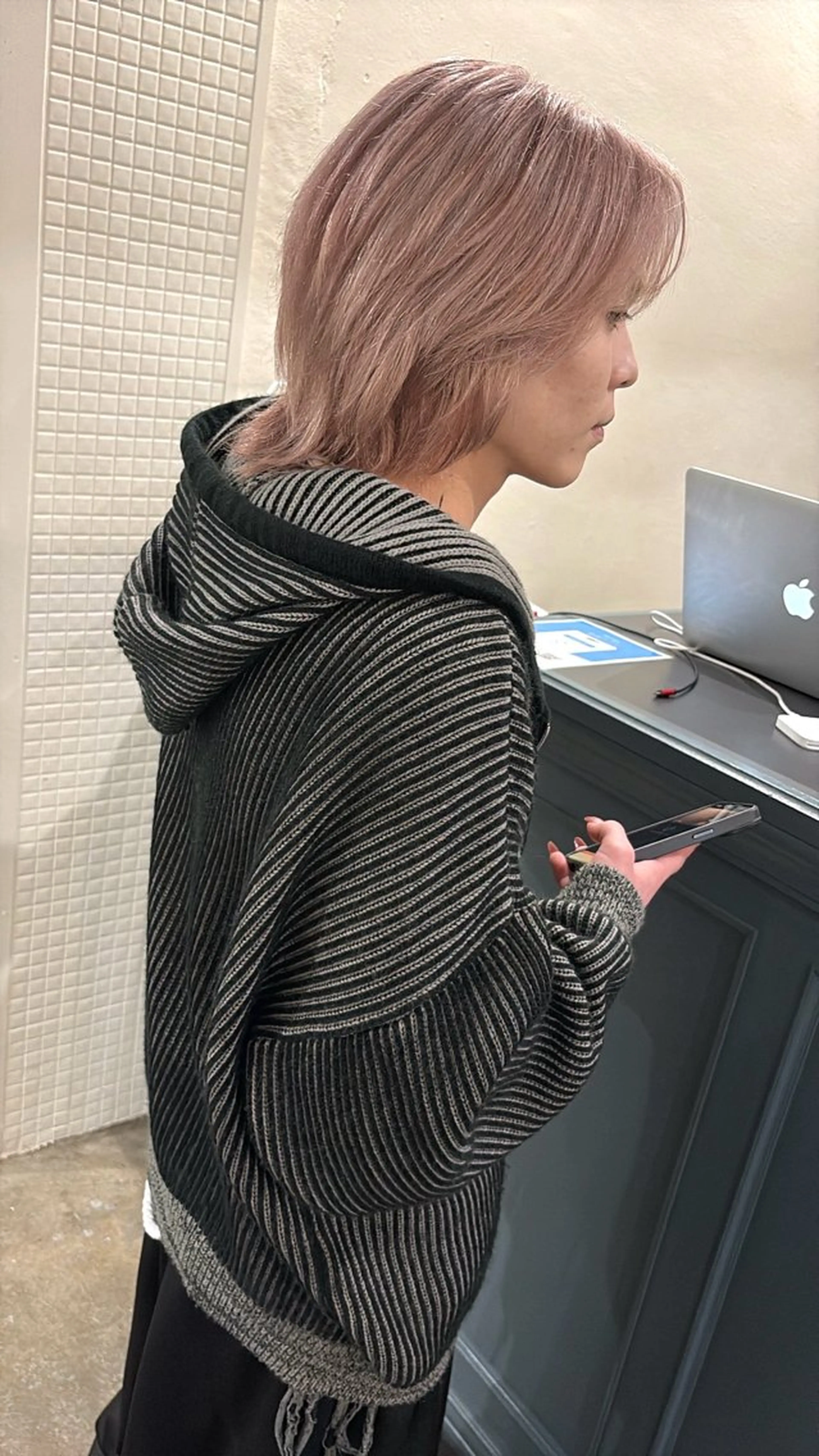 カラー メンズ ヘアカラー s. kahoのヘアスタイル
