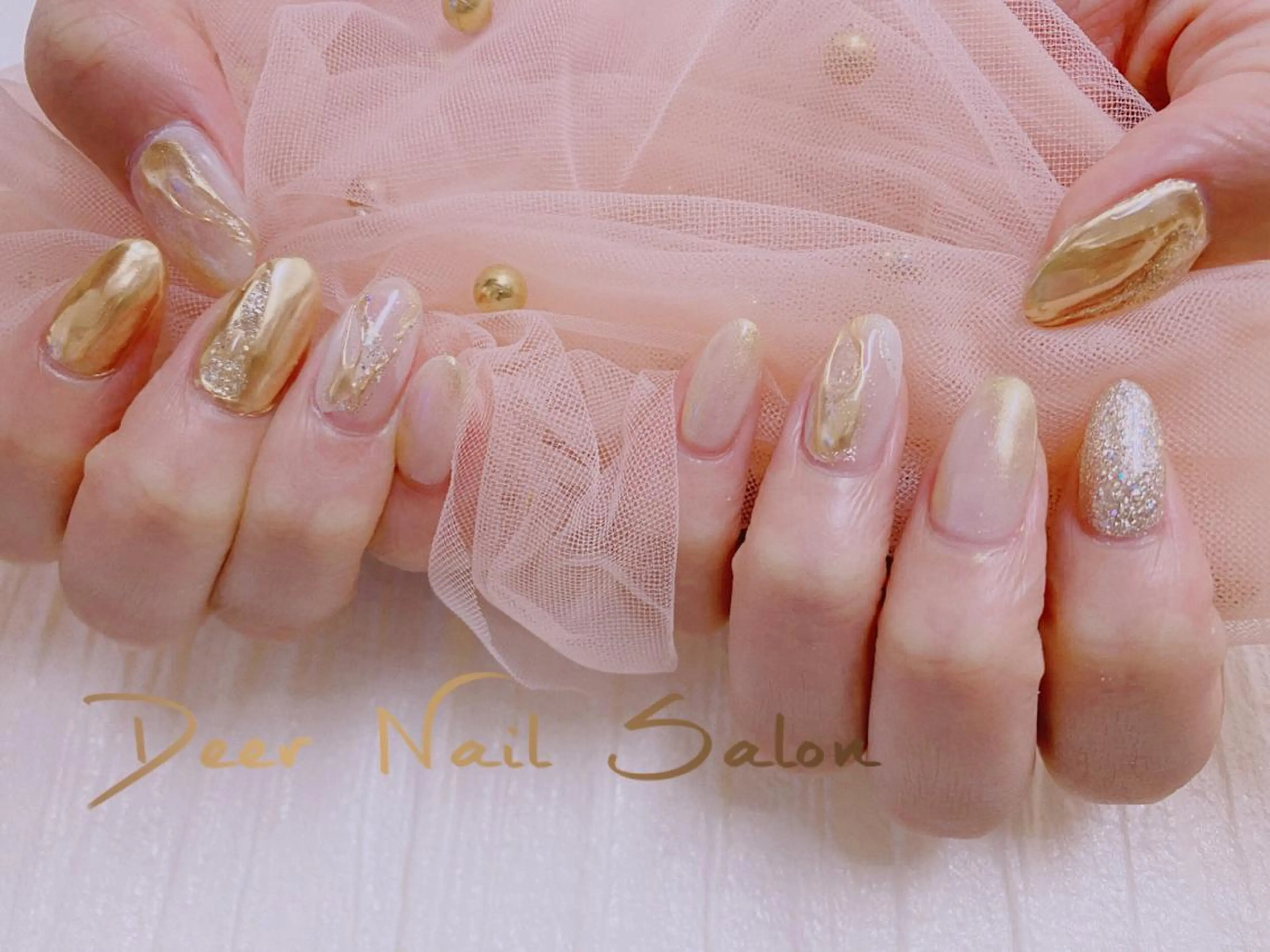 ネイル ハンドネイル Peachy 🍑のネイルデザイン