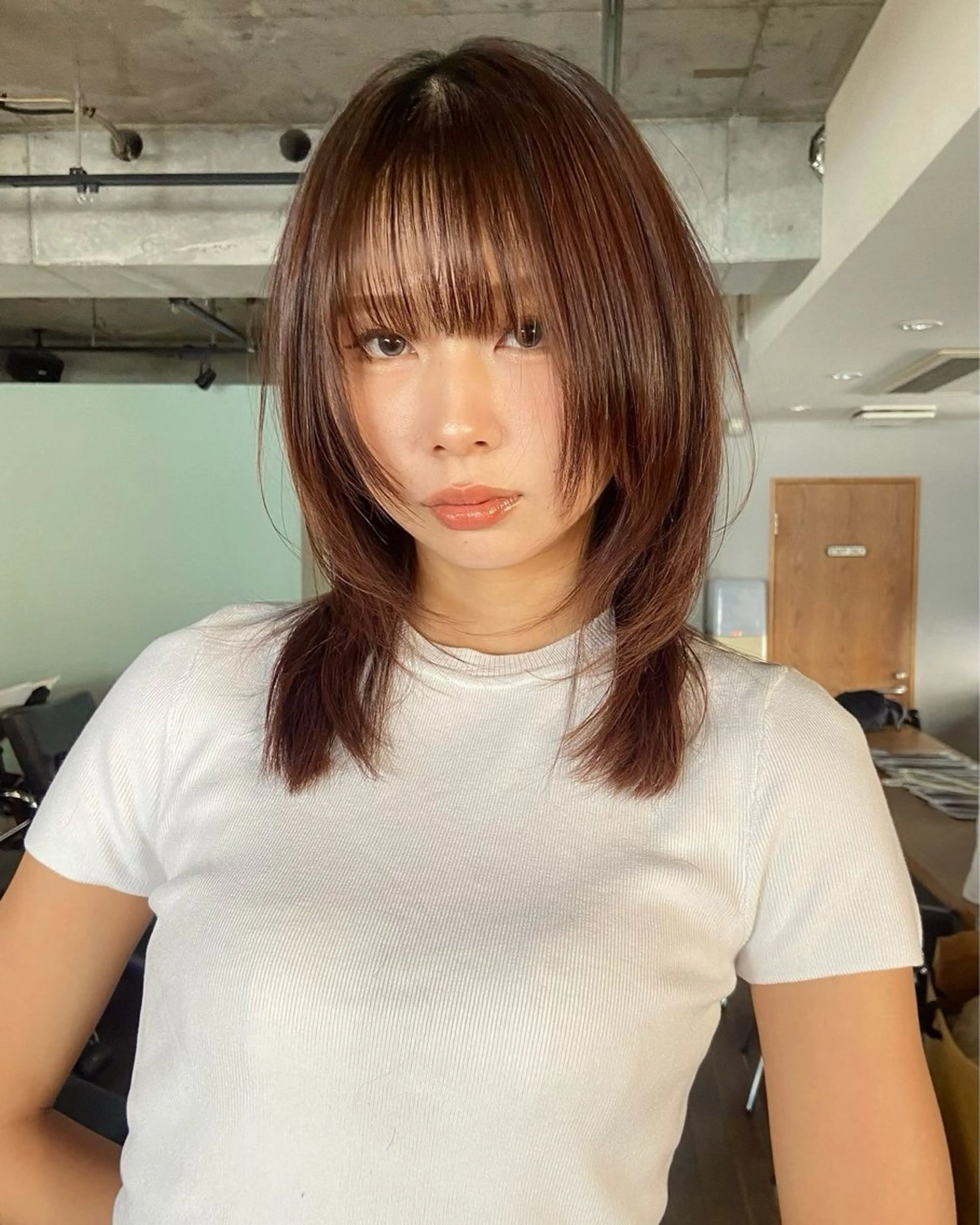 セミロング カラー カット ヘアカラー トリートメント kohei 【期間限定募集】のヘアスタイル