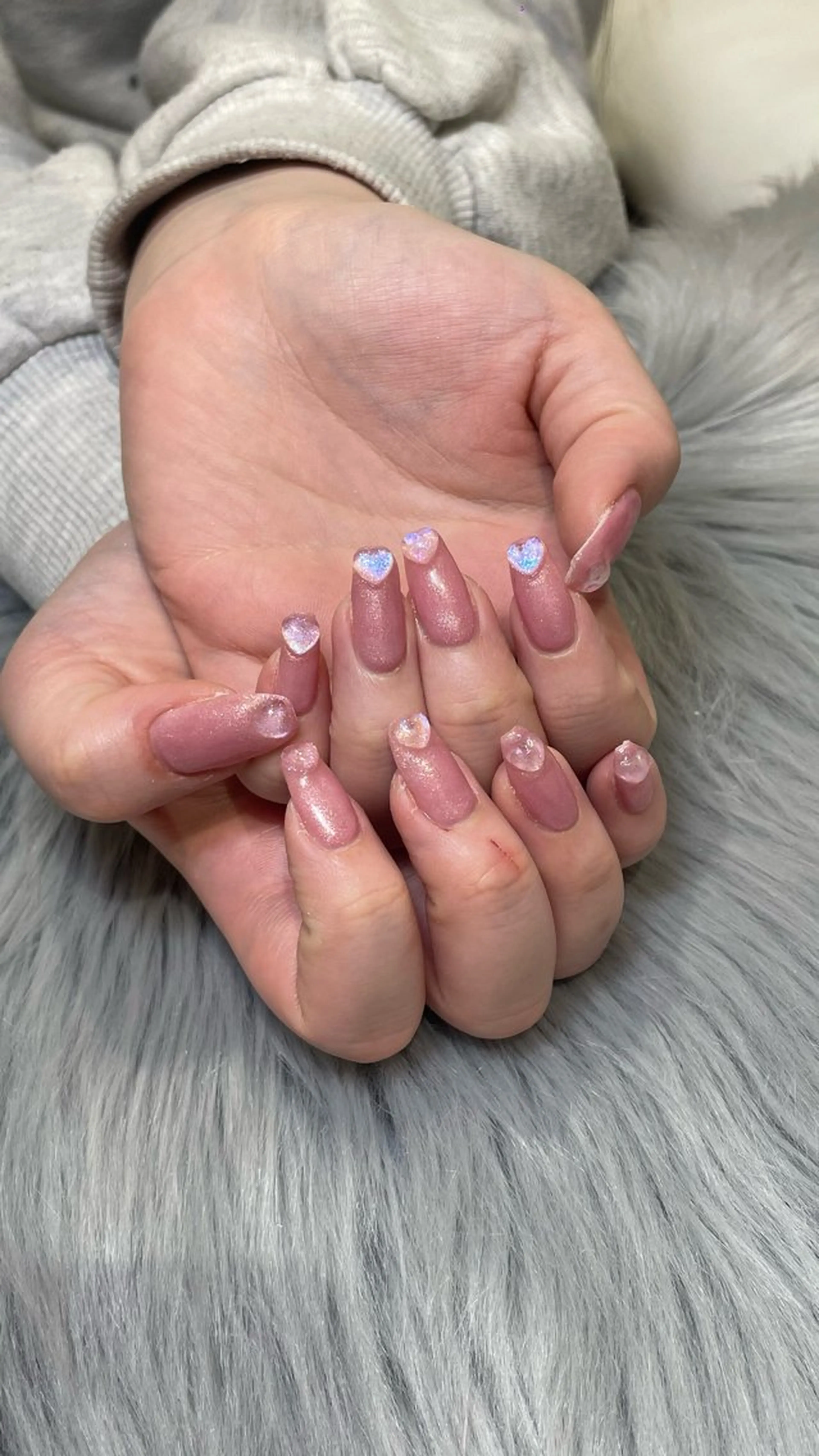 ネイル ラメ(グリッター) ハンドネイル RICO Nail パーツつけ放題🌈のネイルデザイン