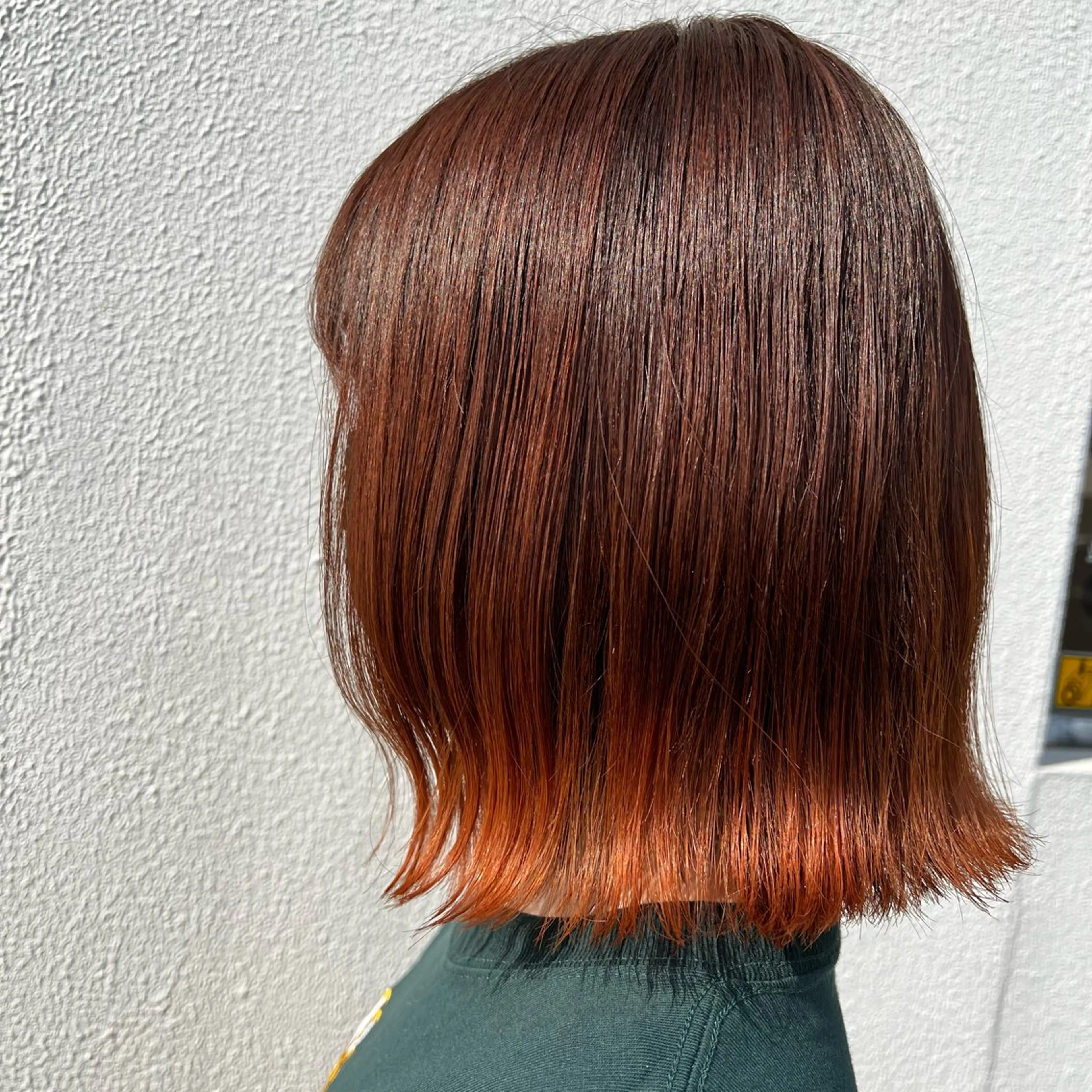 ミディアム カラー オレンジ ’Flower’ AYAKAのヘアスタイル