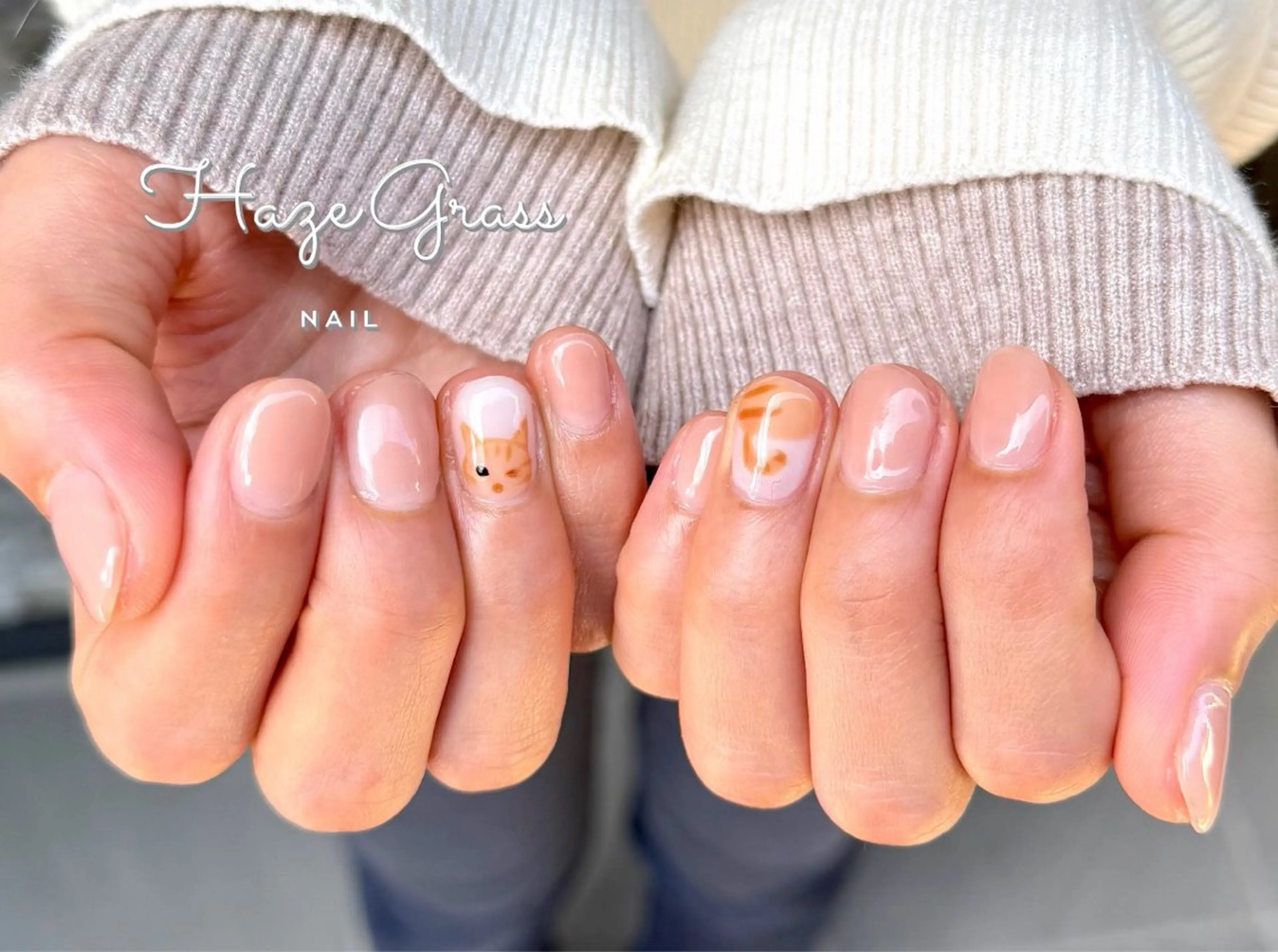 ネイル アートネイル ハンドネイル HazeGrass NAILのネイルデザイン